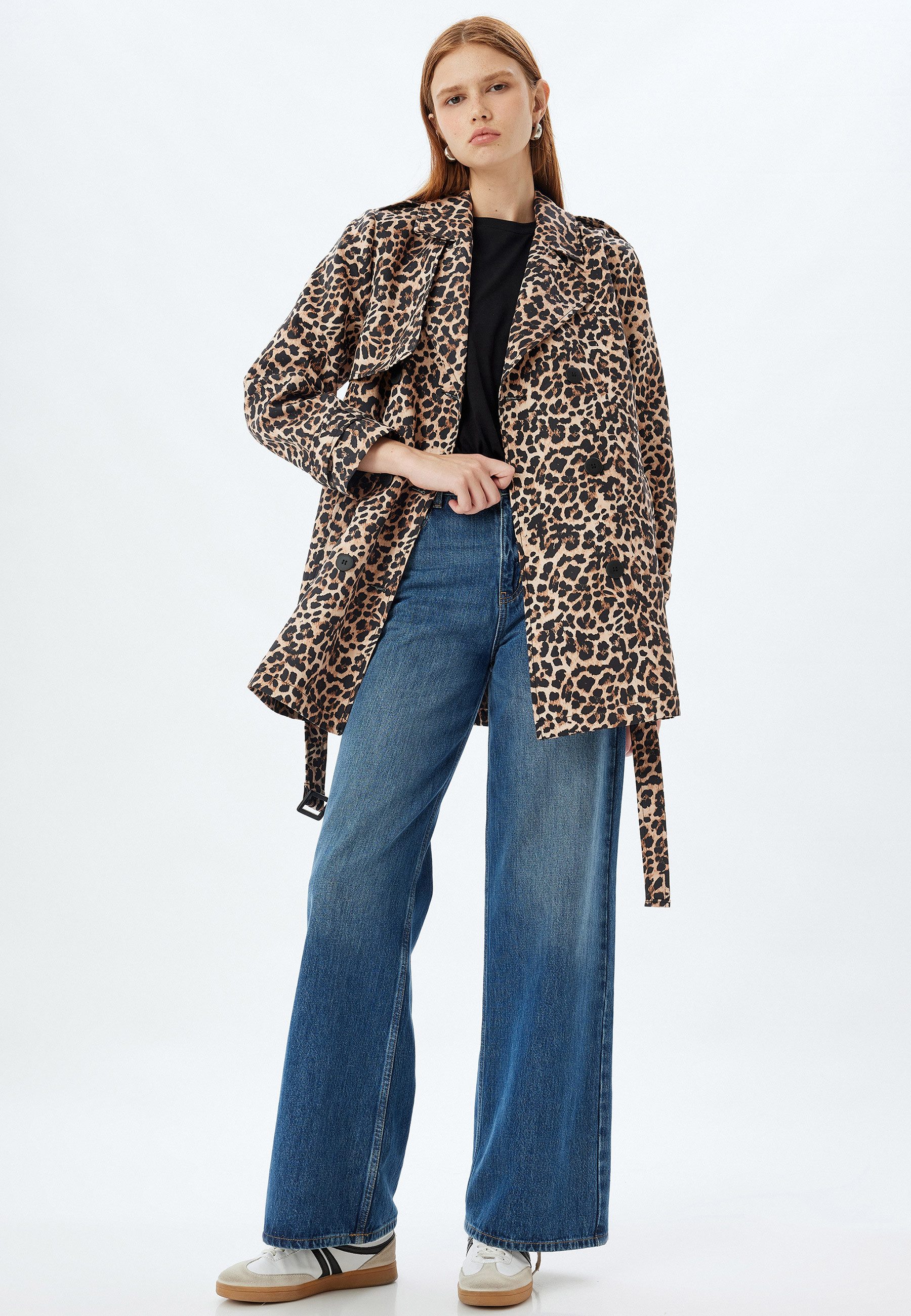 Koton Trenchcoat Regular Mit Bauchgurt günstig online kaufen