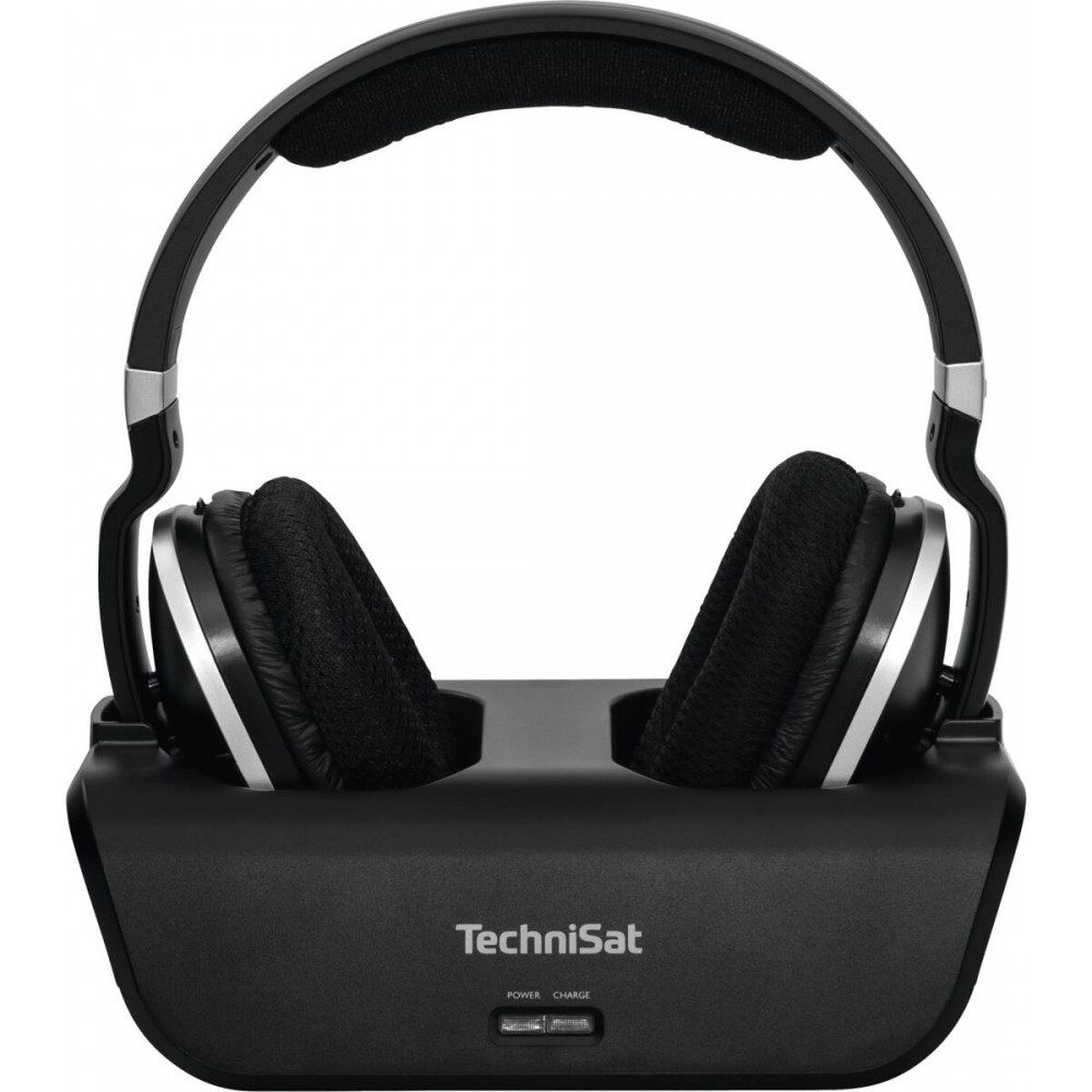 TechniSat STEREOMAN 2 (V2) - Funkkopfhörer - schwarz/silber Funk-Kopfhörer