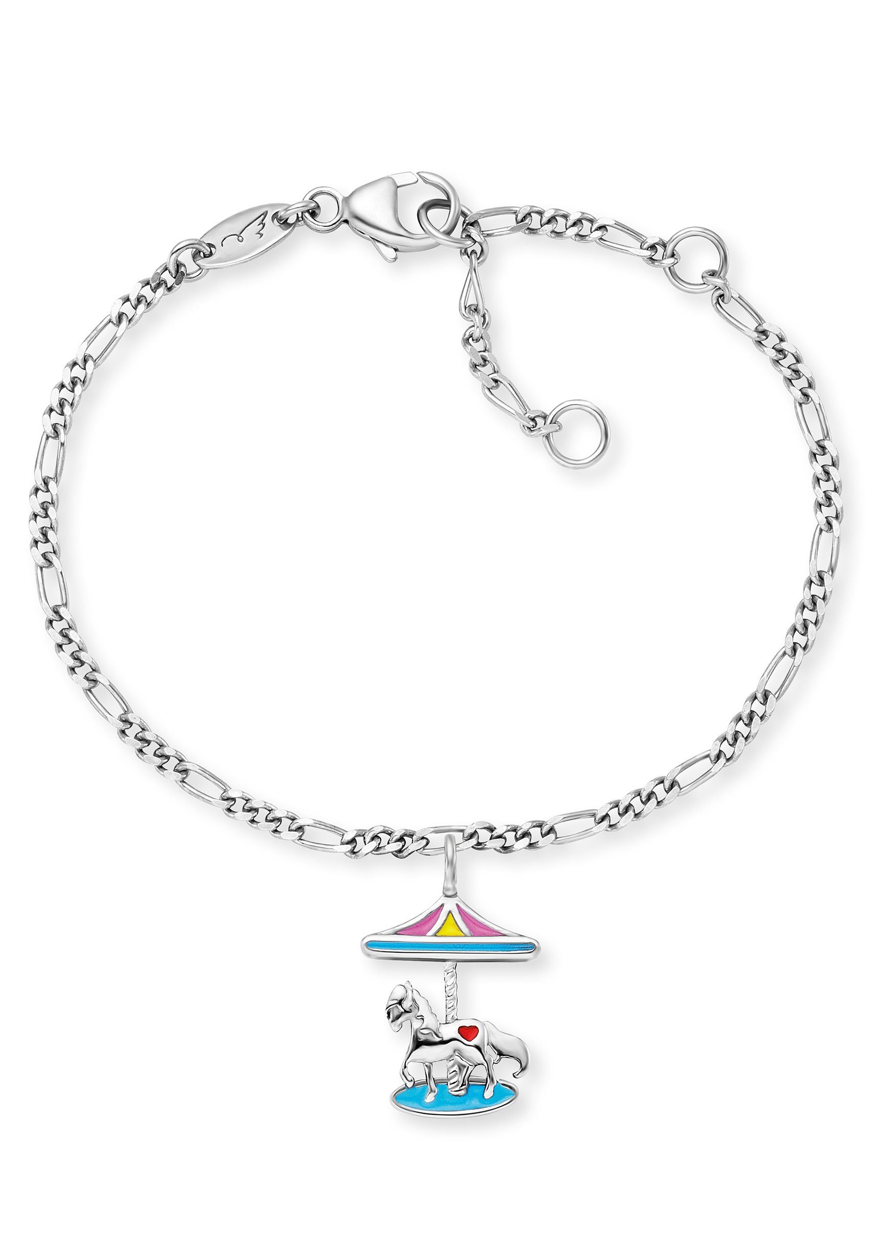 Herzengel Armband Karussell, HEB-CAROUSEL, mit Emaille | Silberarmbänder