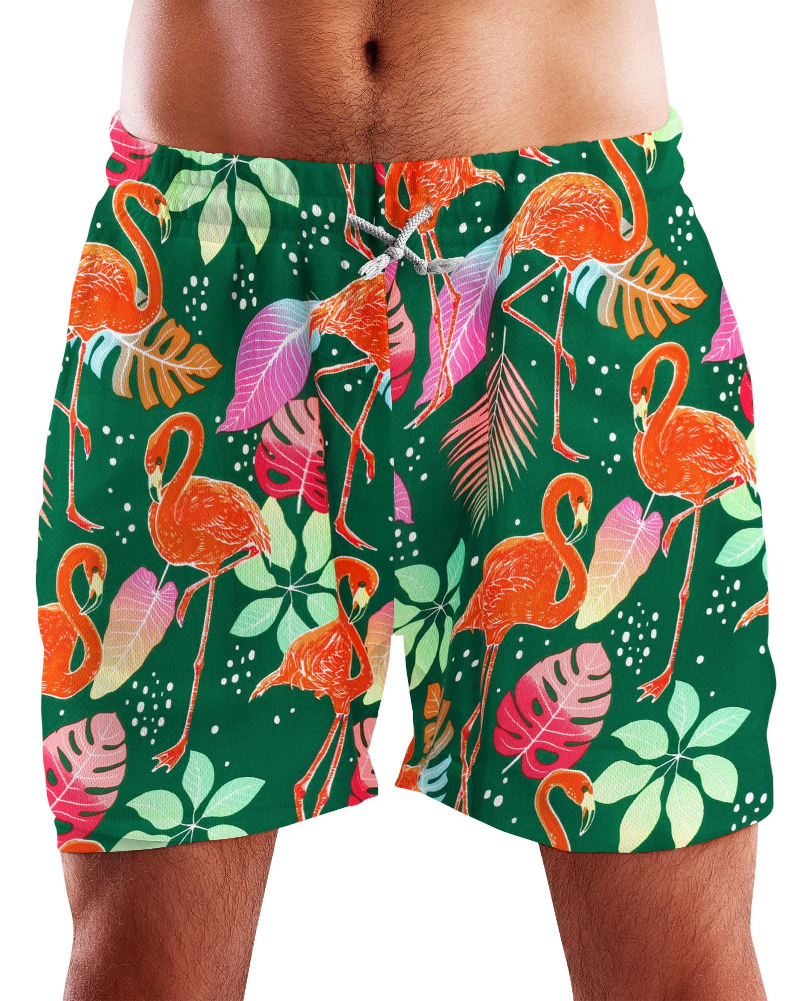 King Kameha Badeshorts Funky Flamingos Hawaii günstig online kaufen