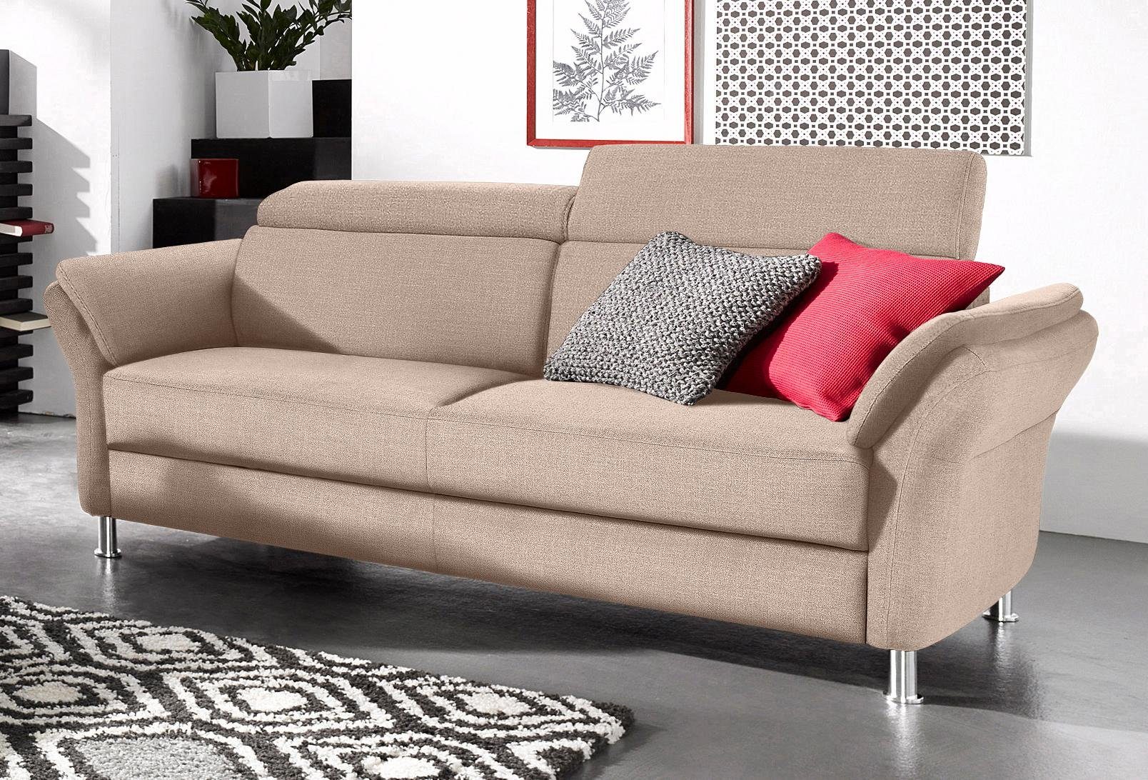 sit&more 3-Sitzer Avignon, inklusive Kopfteilverstellung