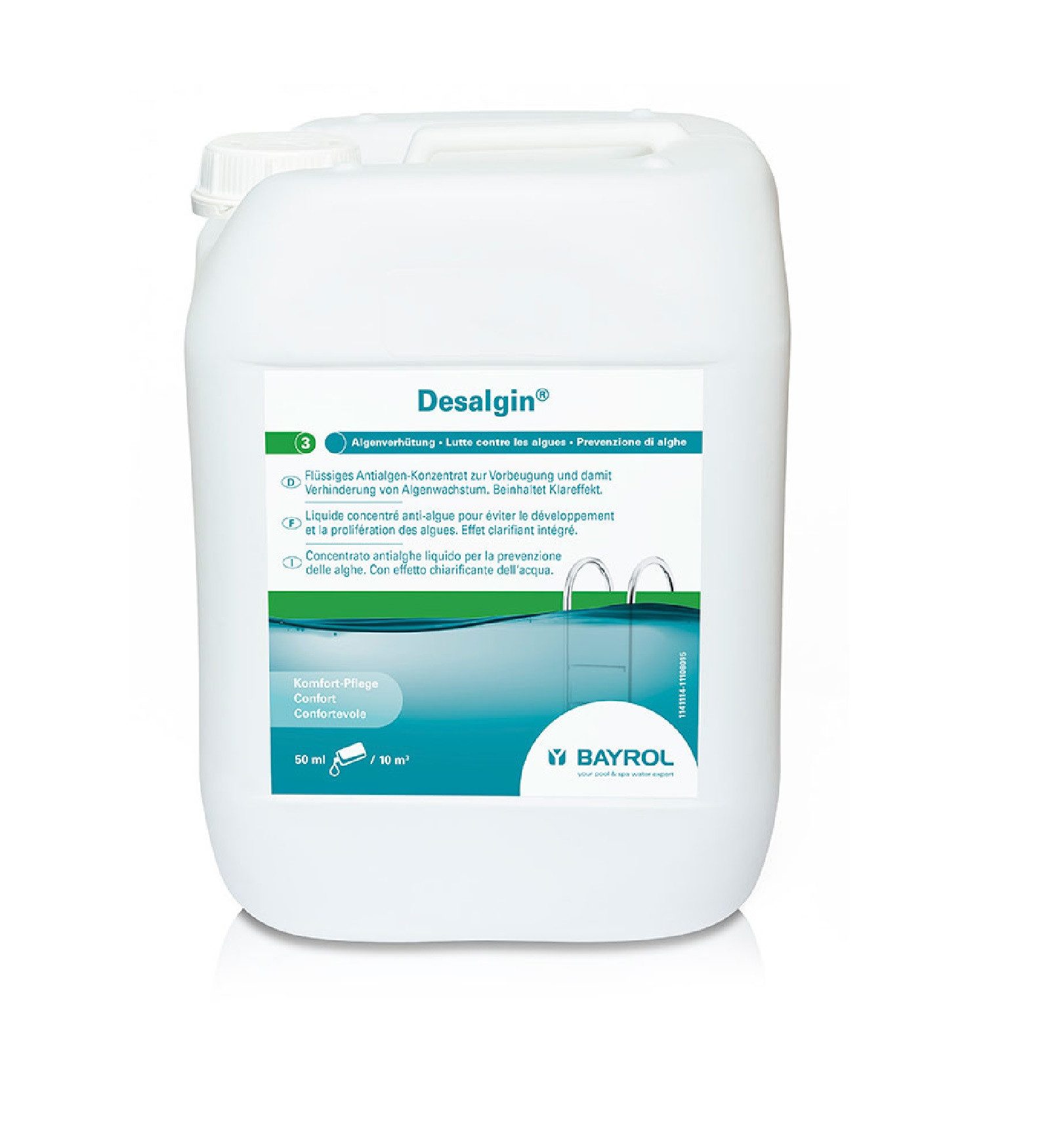 Bayrol Poolpflege Bayrol Algenentferner Poolwasser Desalgin 6 Liter Classic
