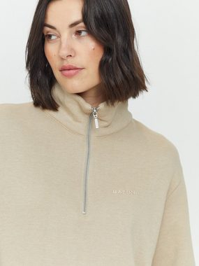 MAZINE Sweatshirt Barry Half Zip sportlich gemütlich