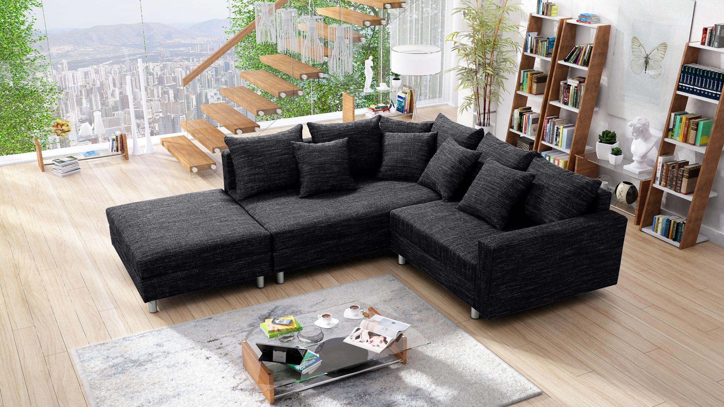 Küchen-Preisbombe Sofa Wohnlandschaft Couch Ecksofa Eckcouch günstig online kaufen