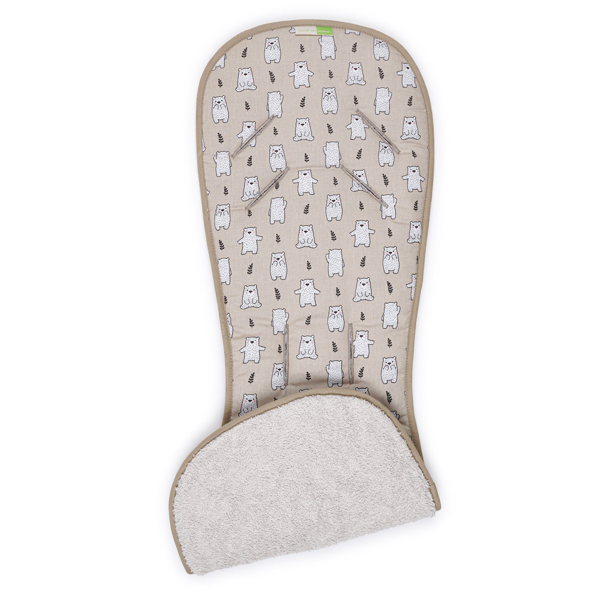 Liebes von priebes Kinder-Sitzauflage Sitzauflage Meike für schmale Kinderwagen und Buggys