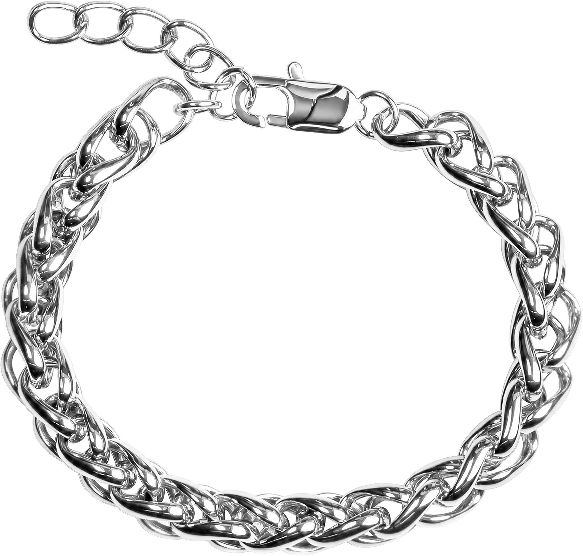 Jacques Lemans Edelstahlarmband Fuchsschwanzkette