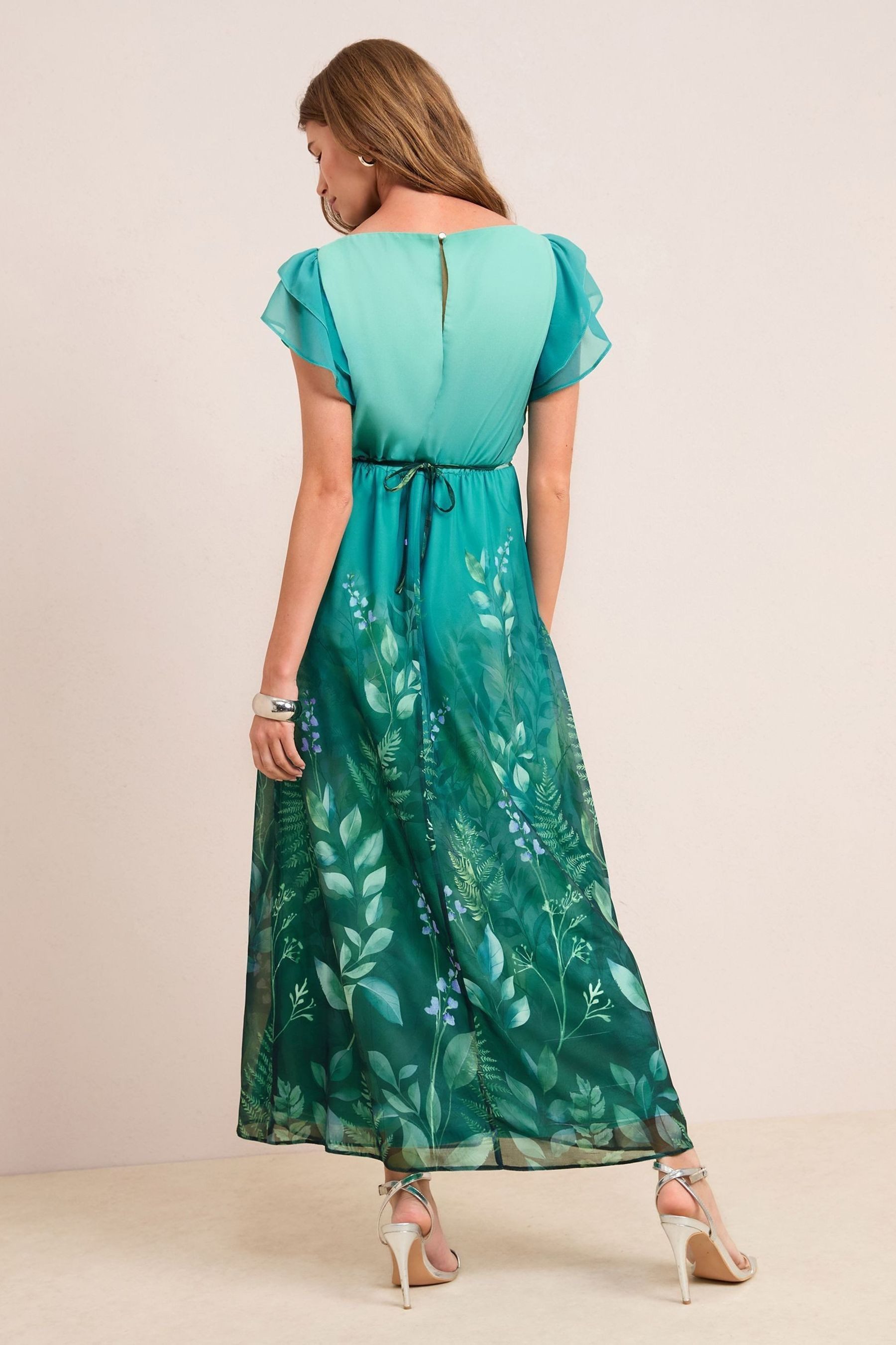 Friends Like These Spitzenkleid Friends Like These Maxikleid mit Flatterärm günstig online kaufen