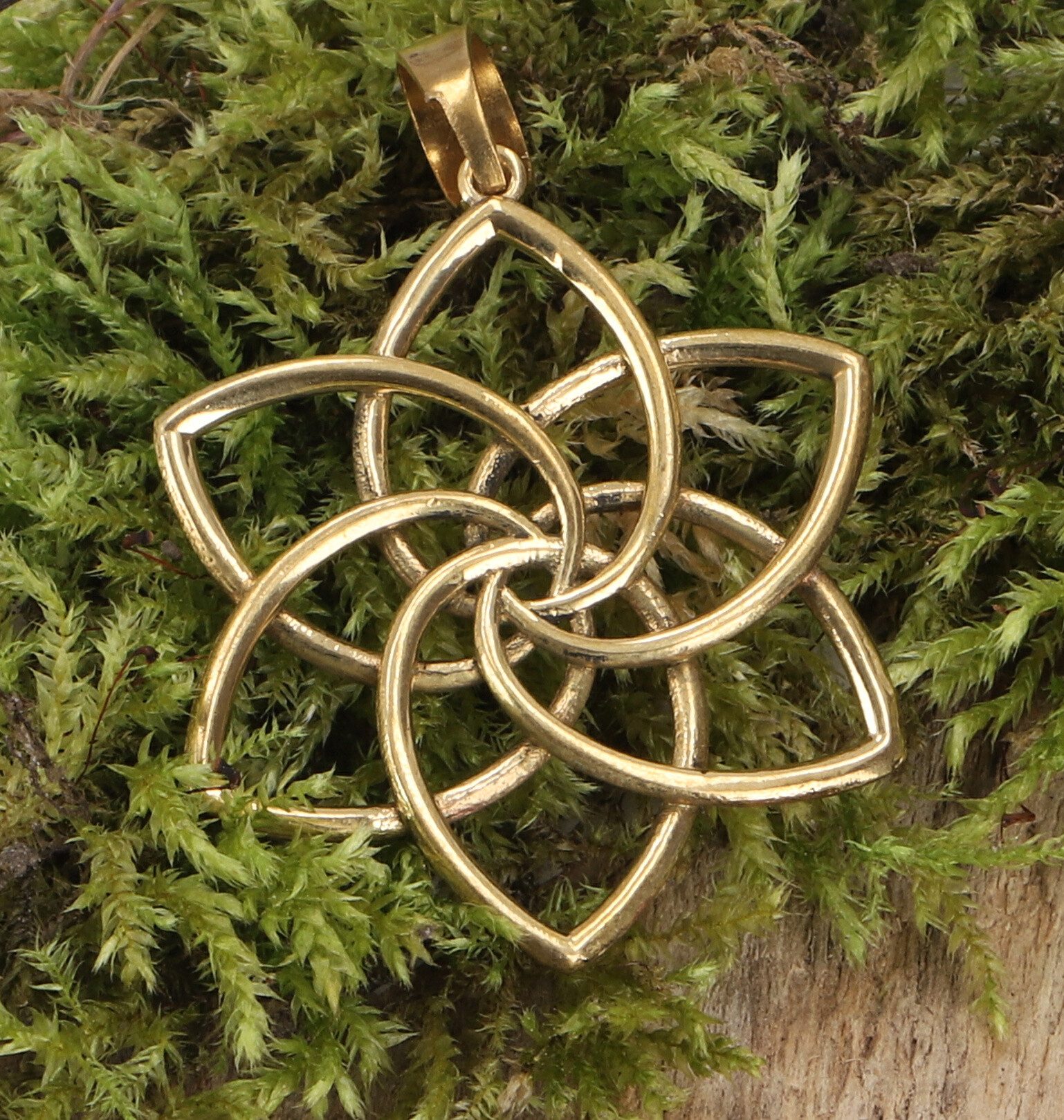 Guru-Shop Perlenkette Blume des Lebens Ketteanhänger günstig online kaufen