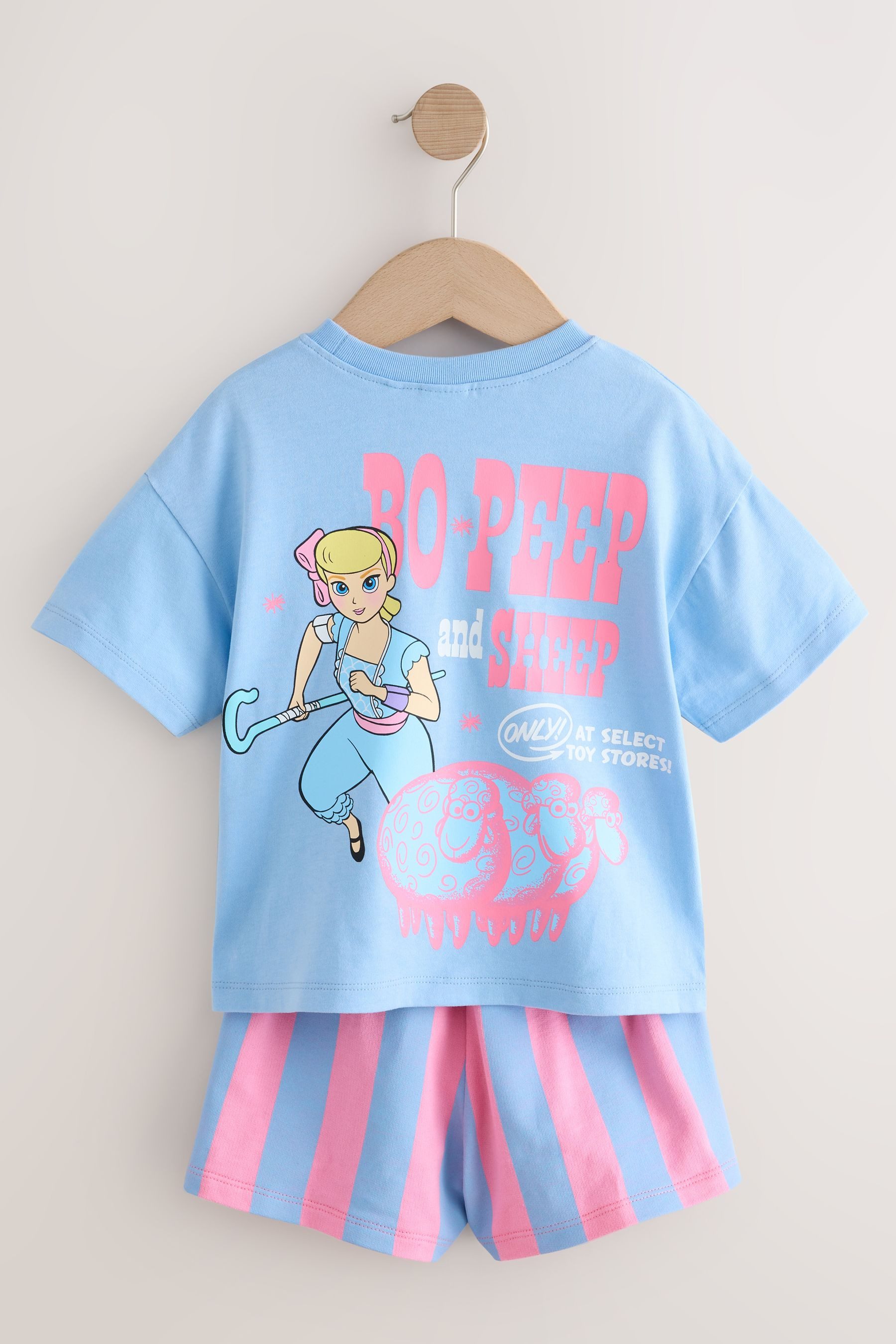Next T-Shirt & Shorts Kurzarm-T-Shirt und Shorts, Toy Story Bo Peep (2-tlg)