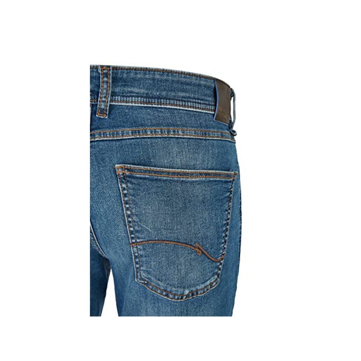 blau 5-Pocket-Jeans Hattric (1-tlg)