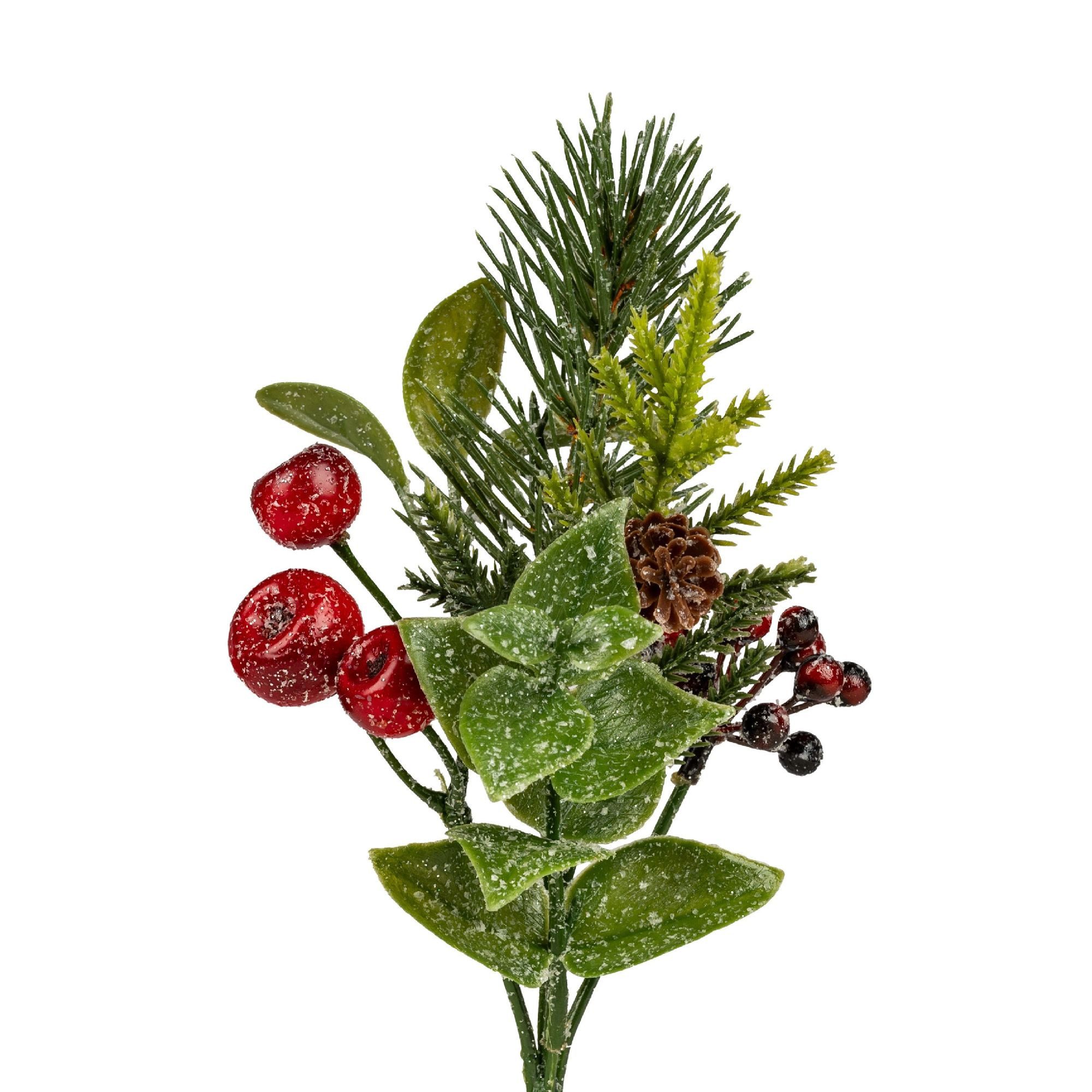 Kunstblume Winterzeit, formano, Höhe 22 cm, Höhe: 22cm, Farbe: Natur, Motiv: Beeren