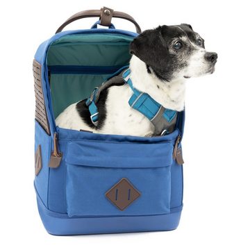 kurgo Tiertransporttasche Hunderucksack Nomad Carrier Backpack blau