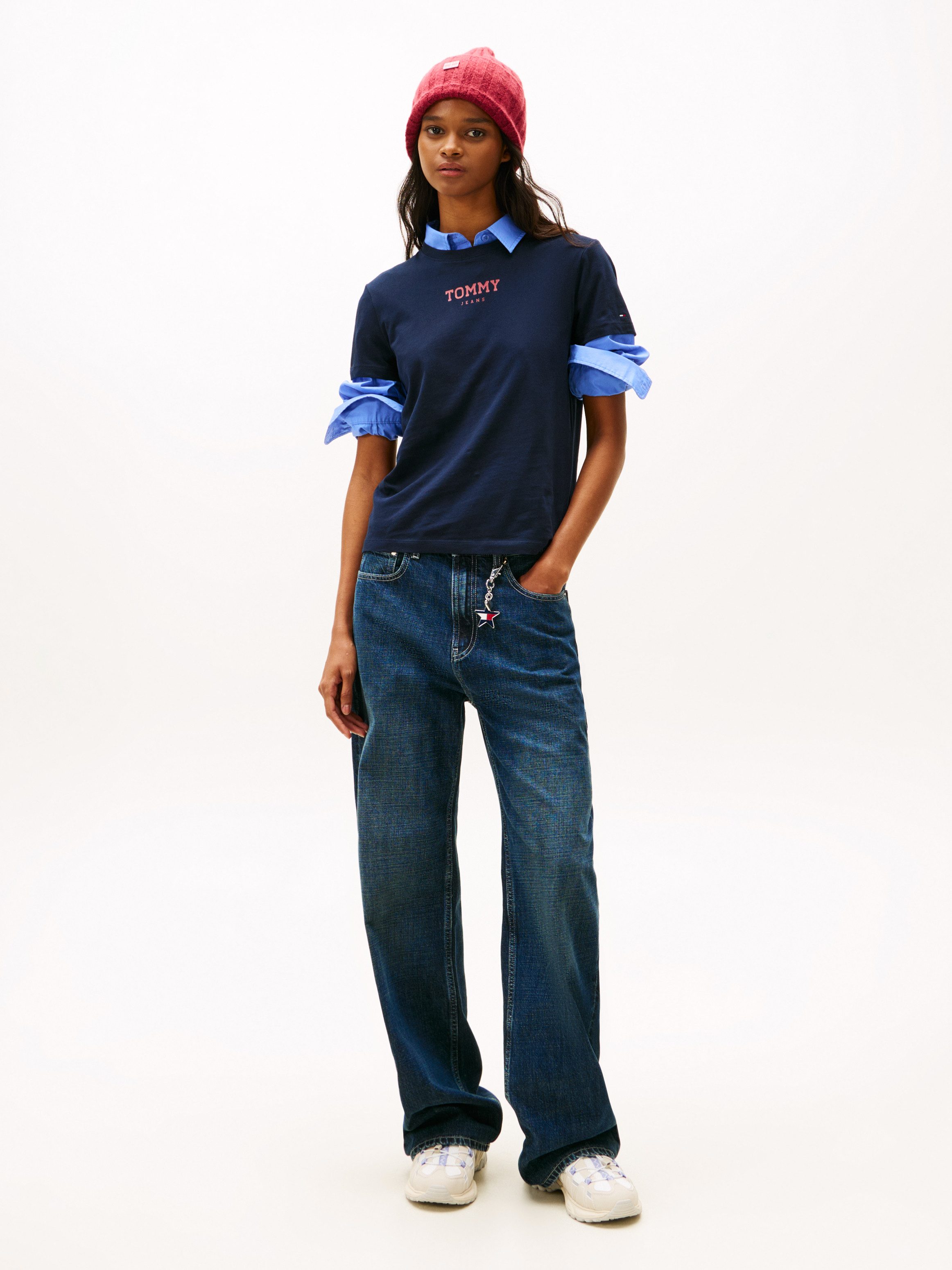 Tommy Jeans Kurzarmshirt TJW REG ESSENTIAL LOGO 2 TEE EXT