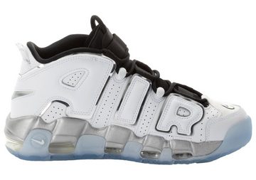 Nike Sportswear Nike Air More Uptempo White Metallic Silver Sneaker