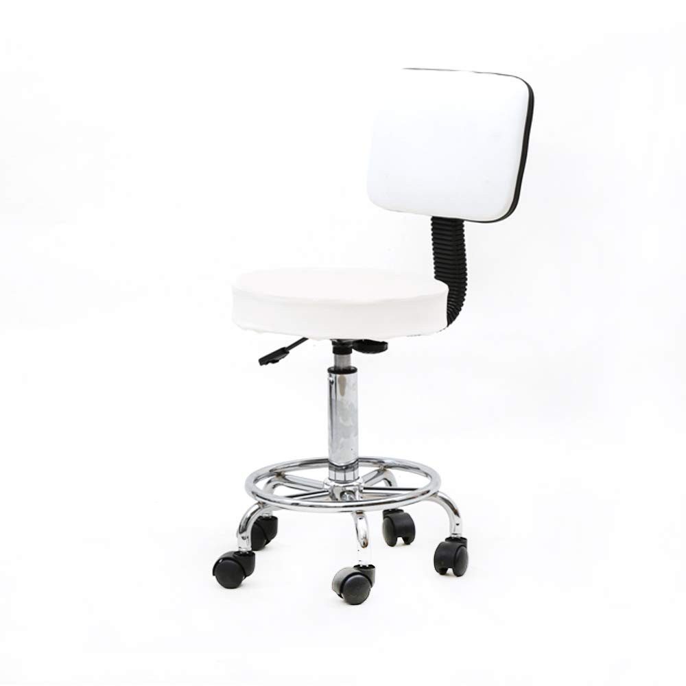 VINGLI Вращающийся табурет, Frisierhocker, Mit Lehne, 360 drehbar, höhenverstellbar