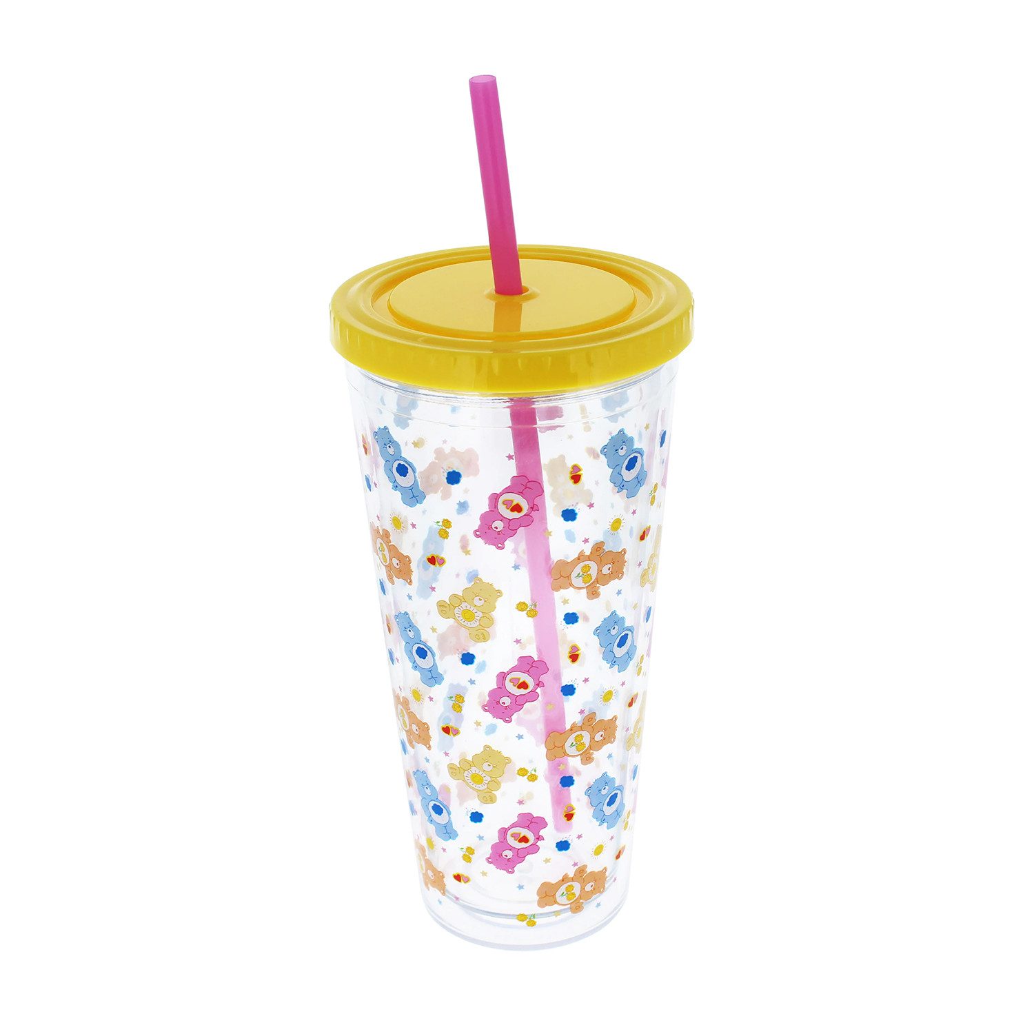 Blueprint Collections Becher Glücksbärchis - Becher mit Strohhalm (650ml)