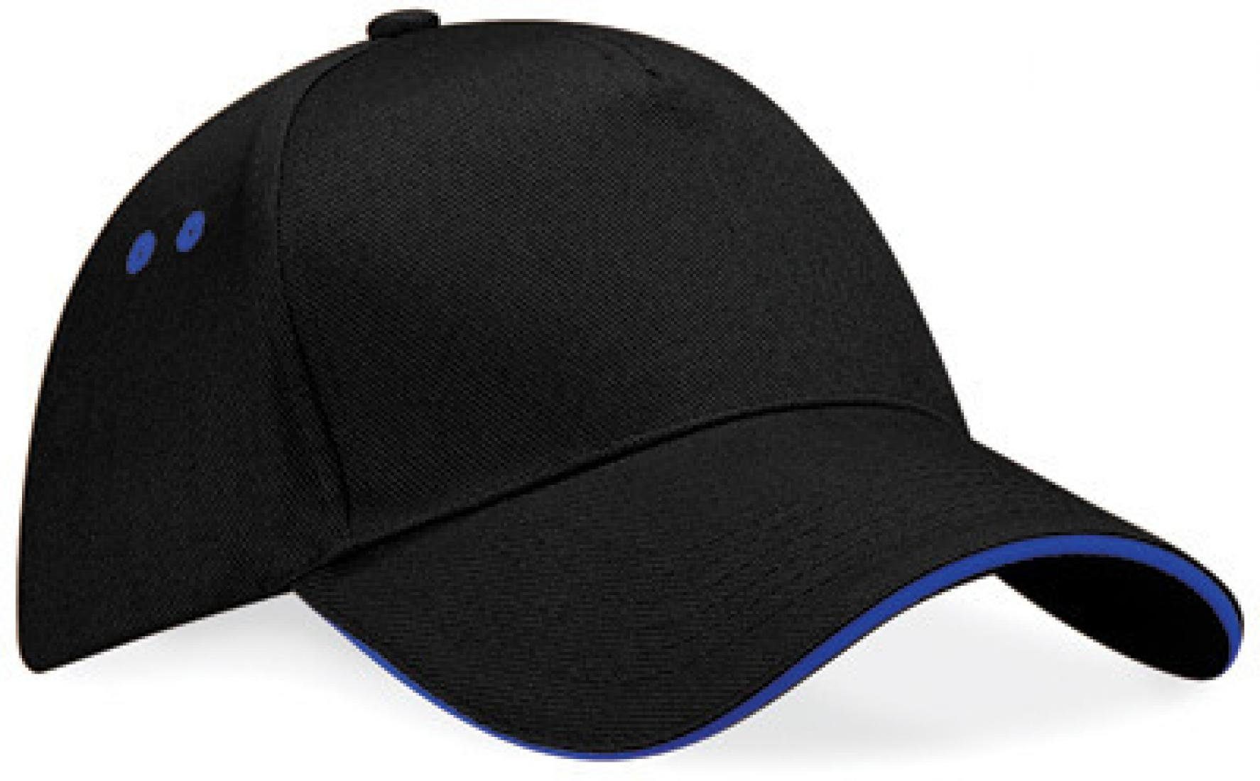Beechfield® Baseball Cap Ultimate 5 Panel Cap - Sandwich Peak / Kappe / Mütze / Hut