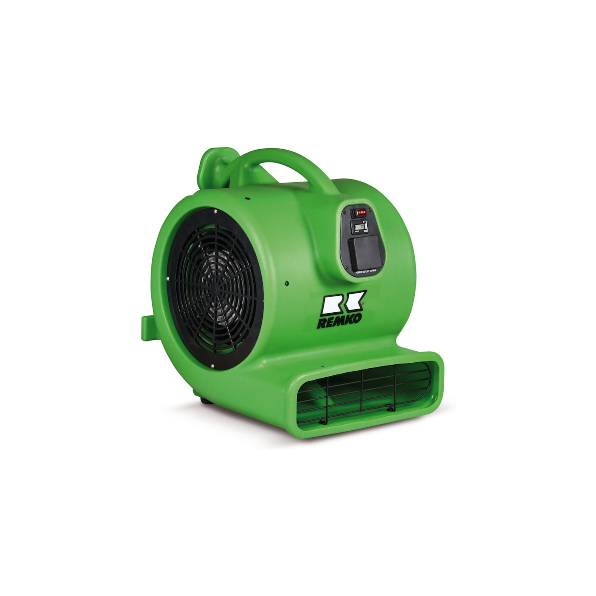 Remko Bürostuhl Turbo-Ventilator RTV 35 H.480mm 230/50 V/Hz 770 W grün REMKO