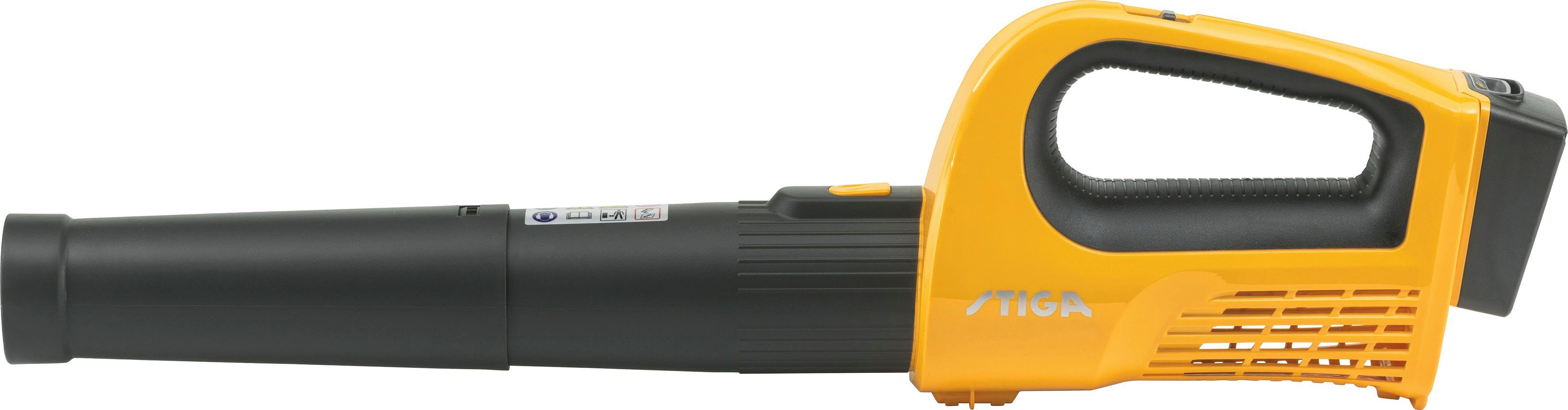 STIGA GARDEN Akku-Laubbläser BL 100e, (Spar-Set), 129 km/h Blasgeschwindigkeit, mit Akku 20V/4Ah und Ladegerät