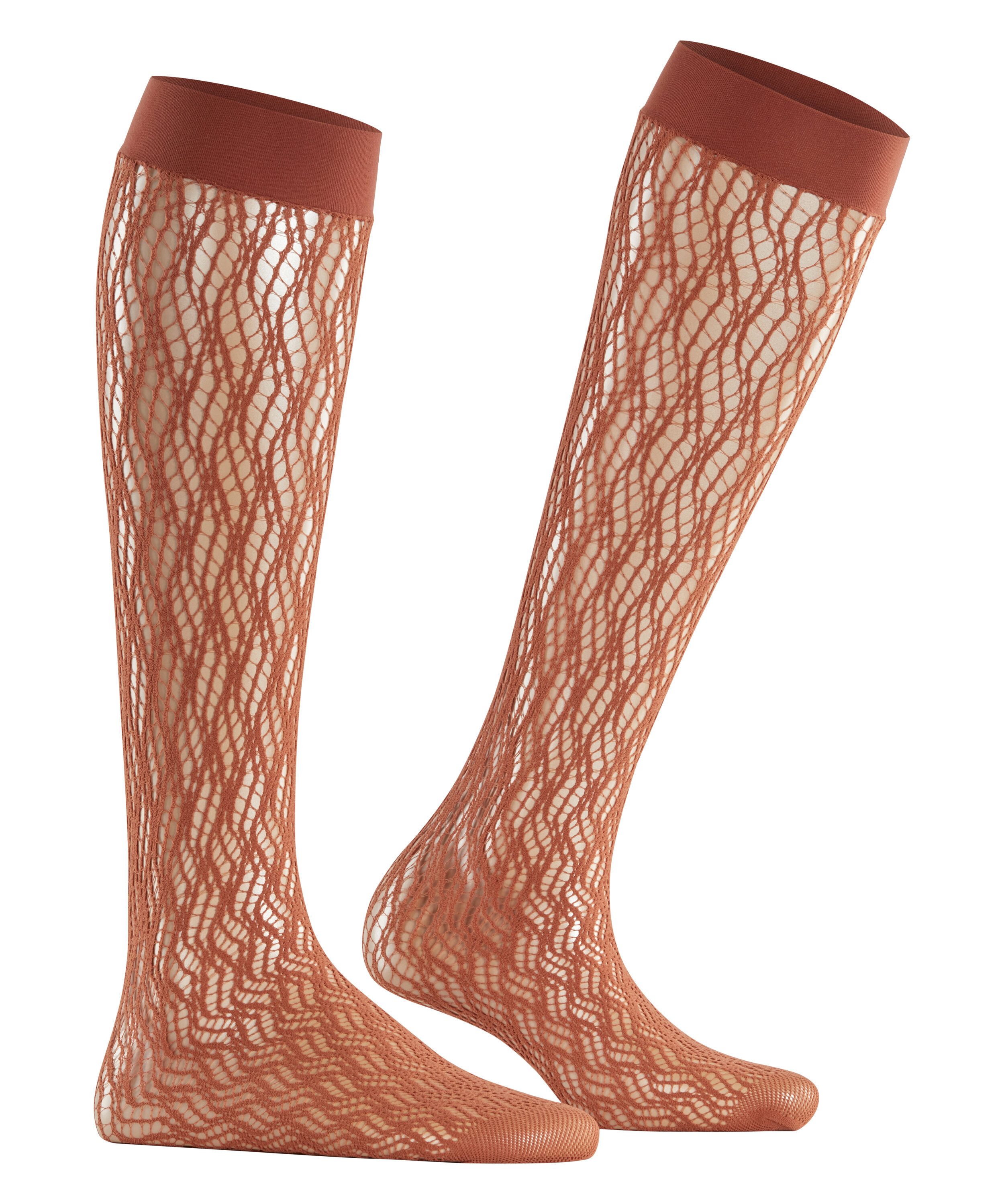 FALKE Feinkniestrümpfe Pure Shore Kniestrümpfe (1-Paar)