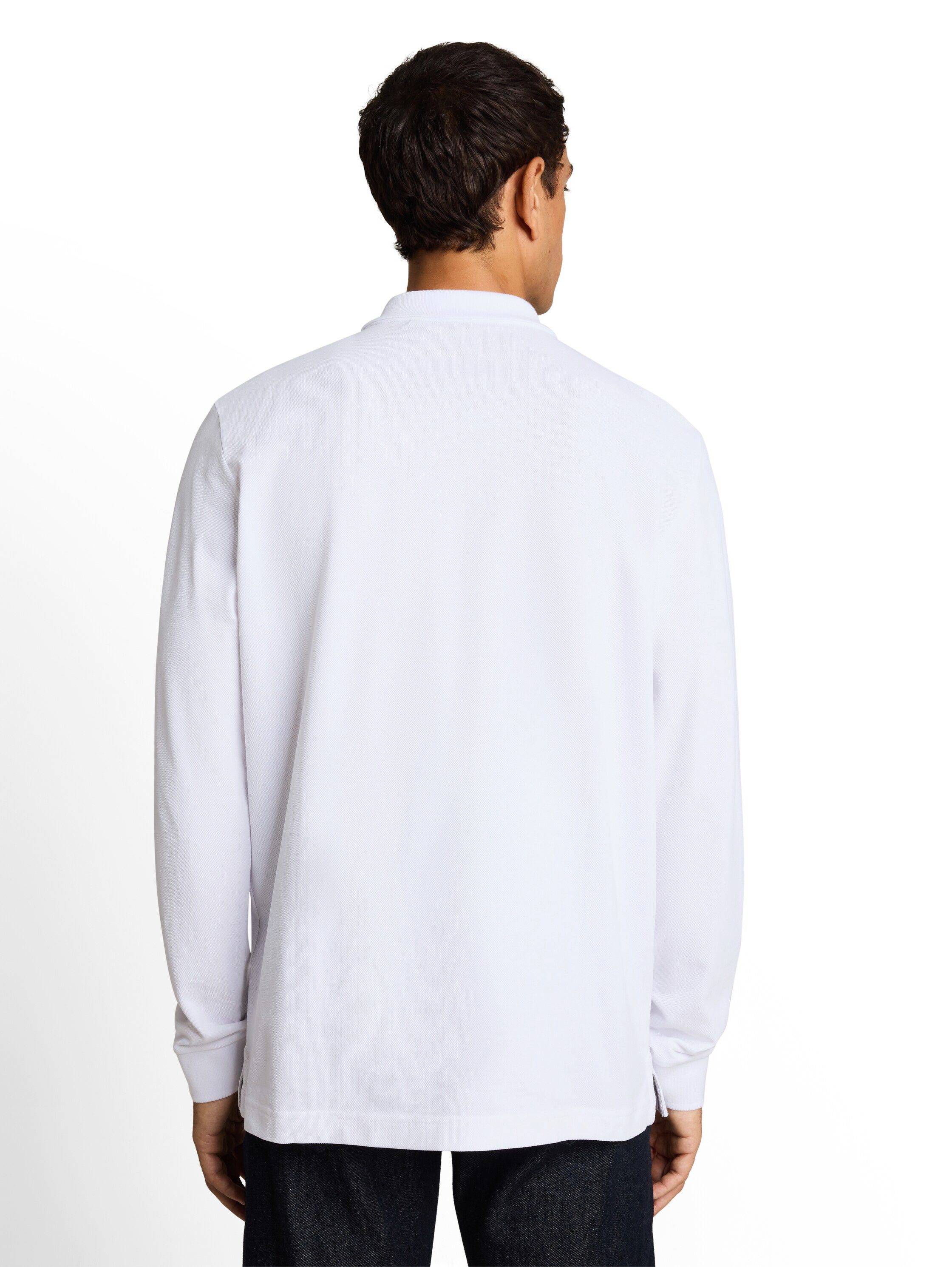TOM TAILOR Langarm-Poloshirt mit Logo-Stickerei – Bild 3 von 5