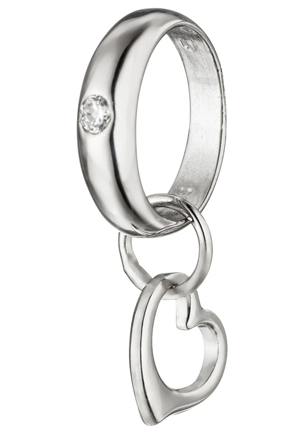 JOBO Herzanhänger Anhänger Taufring, 9...