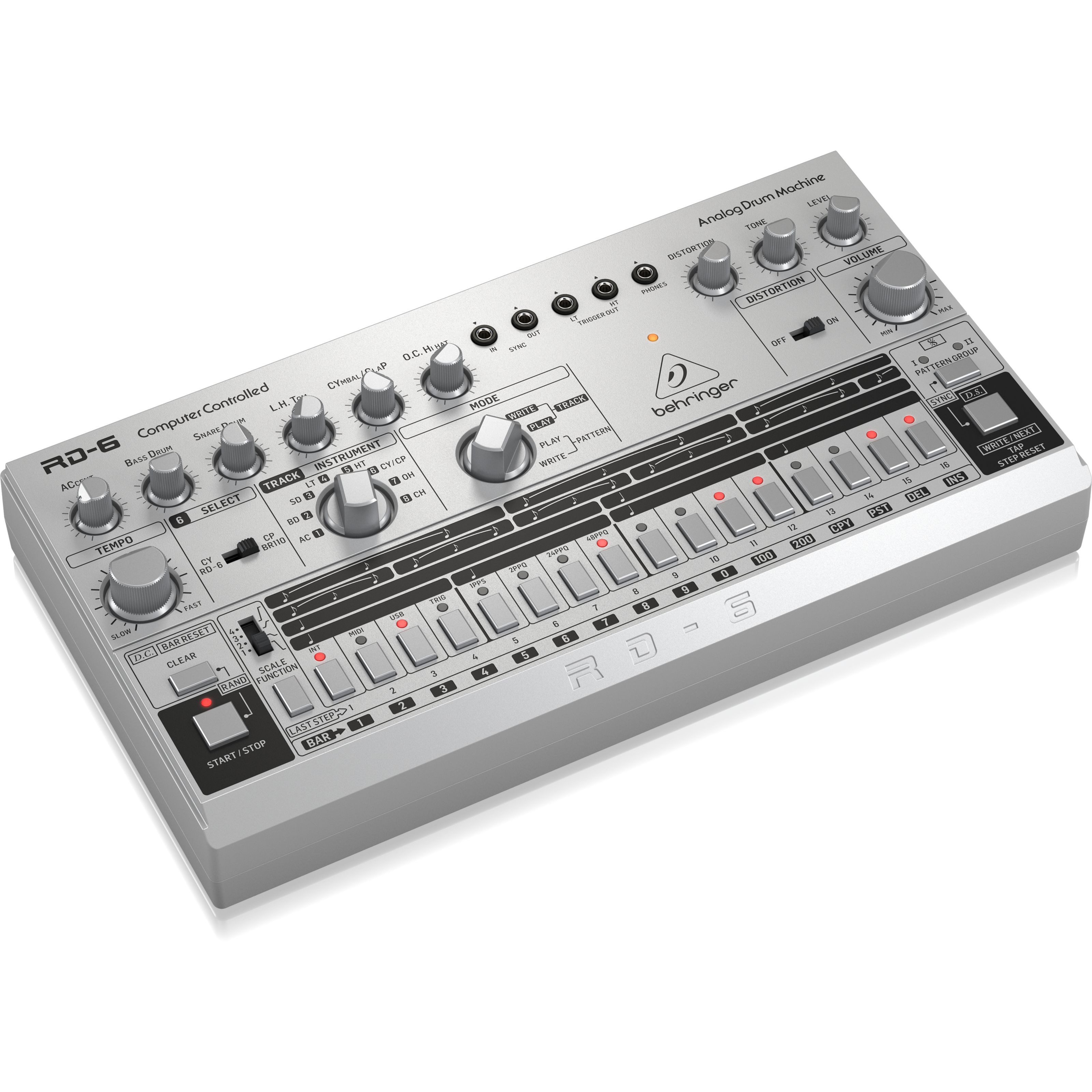 Behringer Synthesizer (Groove-Tools, Drumcomputer), RD-6 SR Rhythm Designer - Drum Machine