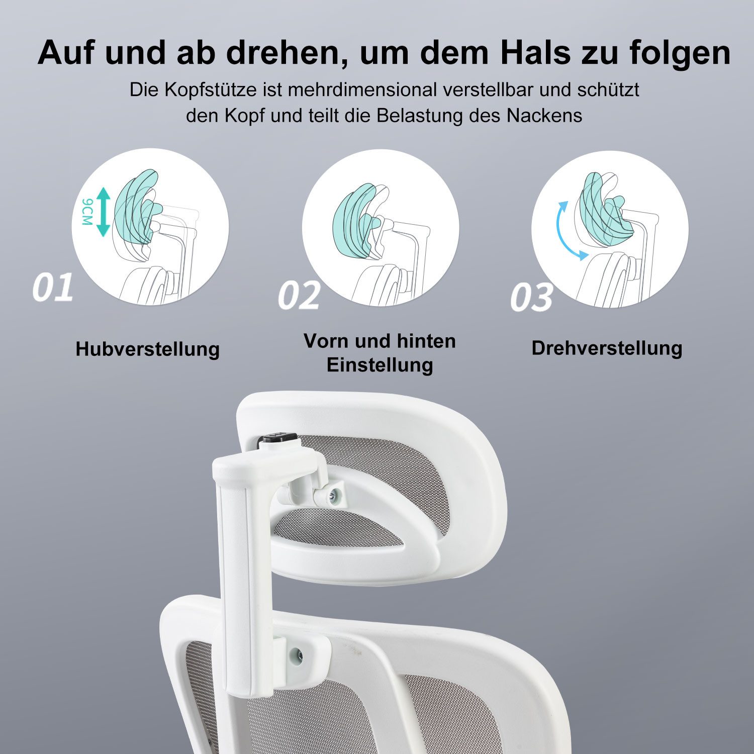 FOXSPORT Drehstuhl Bürostuhl ergonomisch Office chair günstig online kaufen