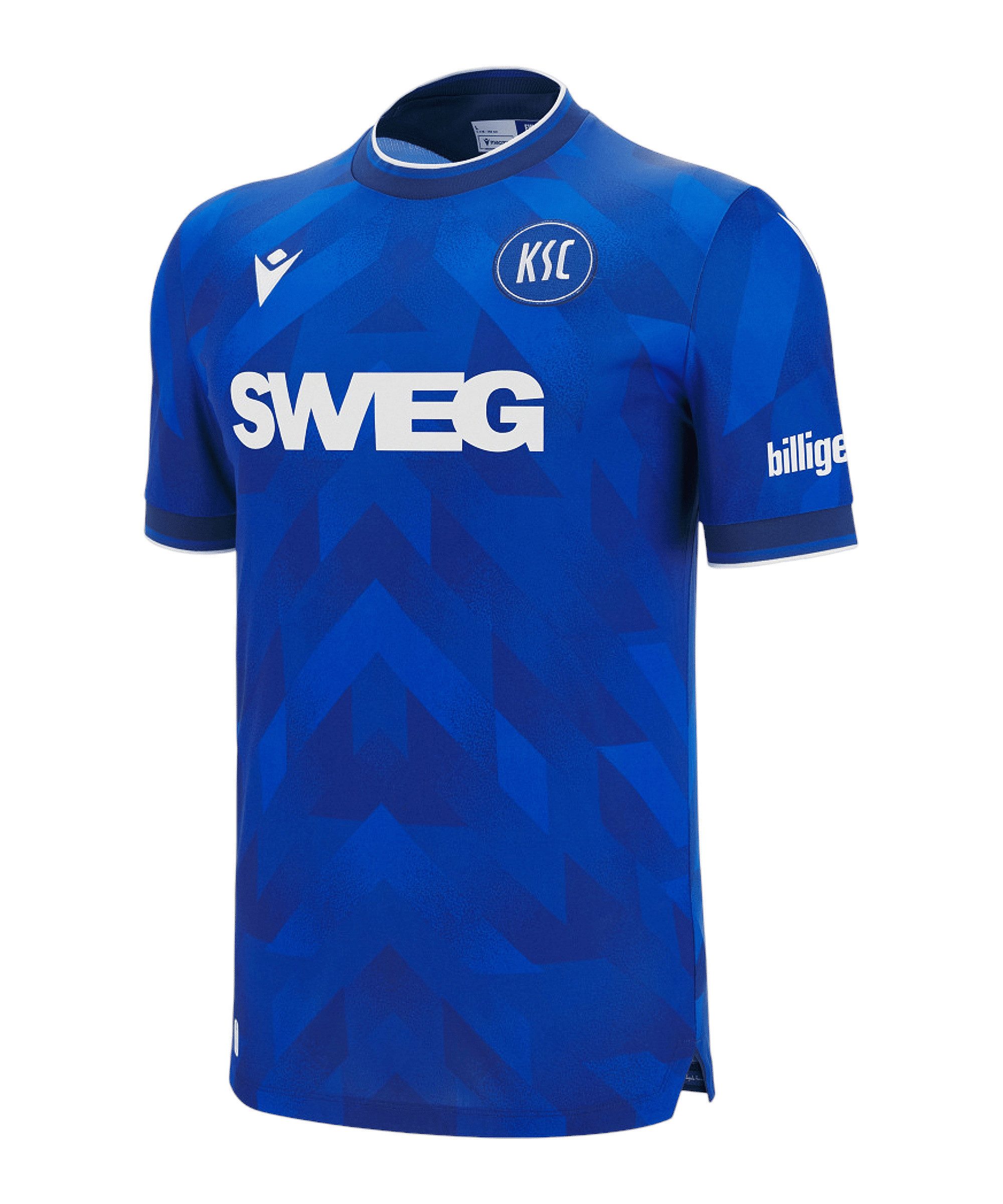 Macron Fußballtrikot Macron Karlsruher SC Trikot günstig online kaufen