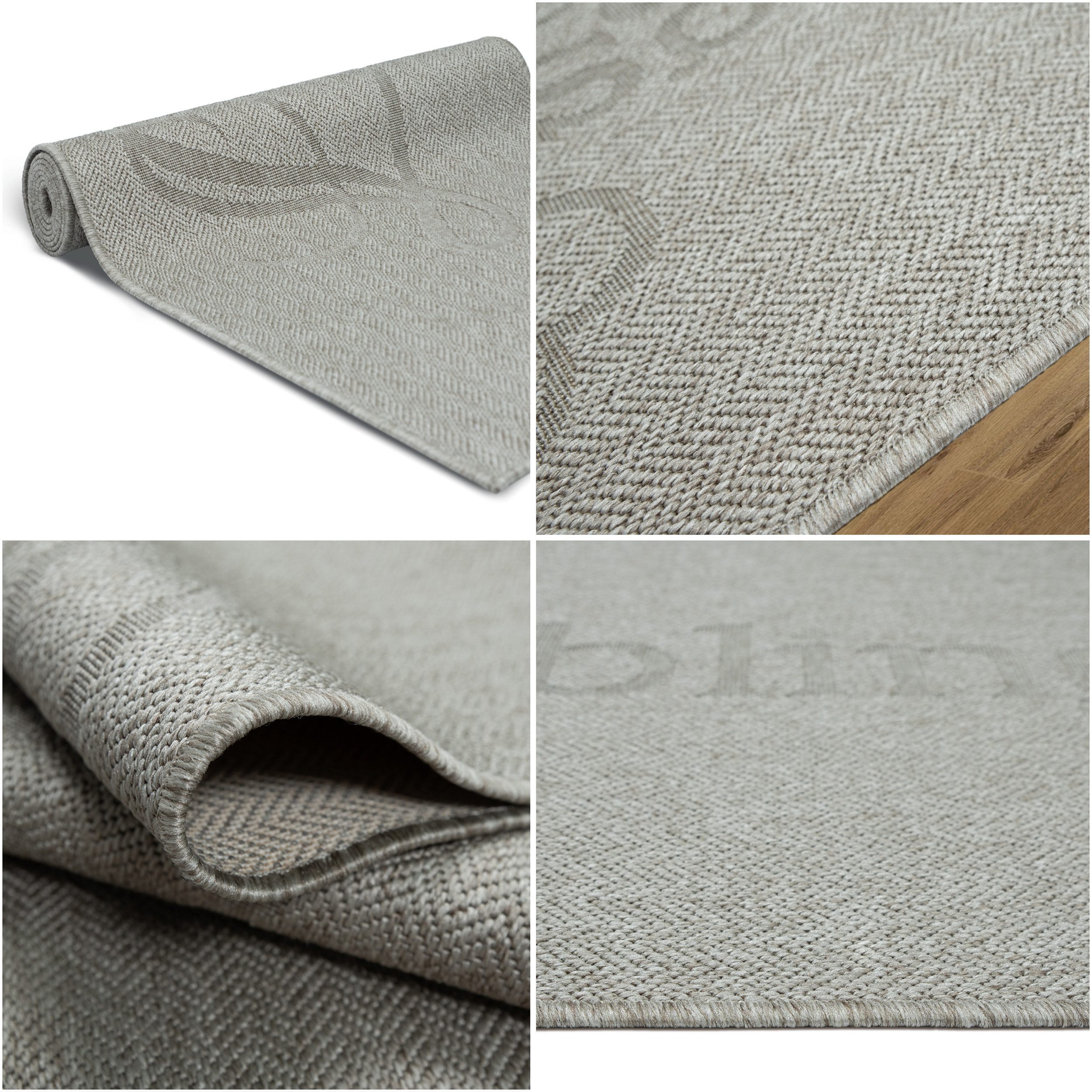 OTTO home Läufer Lieblingsplatz, mit Schriftzug, In- und Outdoor geeignet, rechteckig, Höhe: 5 mm, Wetterfest, UV-beständig, Küchenläufer, Camping, Balkon – Bild 4 von 5