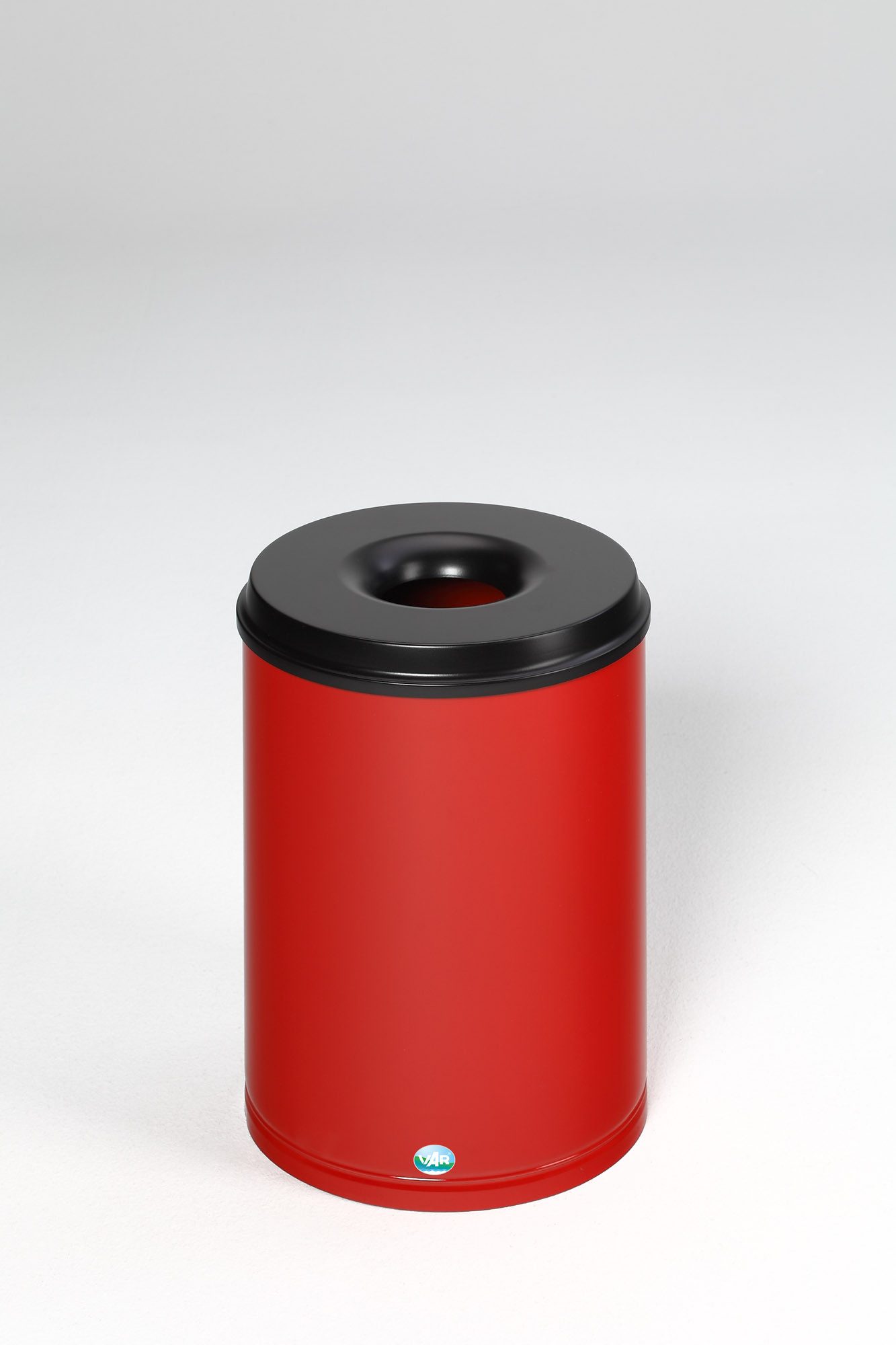 PROREGAL® Papierkorb Selbstlöschender Papierkorb 50L 53x37x37cm Rot