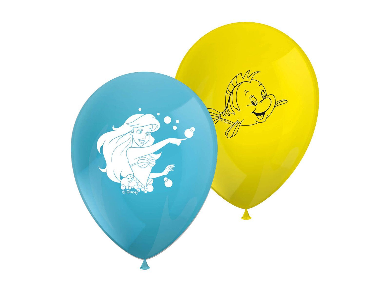 Festivalartikel Luftballon Arielle die Meerjungfrau LUFTBALLONS GEBURTSTAG LUFTBALLON SET 8 Stk