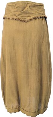 Guru-Shop Minirock Langer Boho Panel Skirt, offener Sommerrock,.. alternative Bekleidung