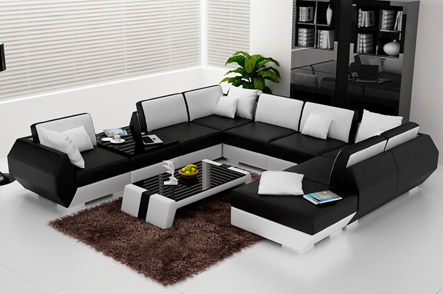 Couch Design Neu Sofa Sofa Eck Ledersofa Modern Ecksofa, JVmoebel Ecksofa