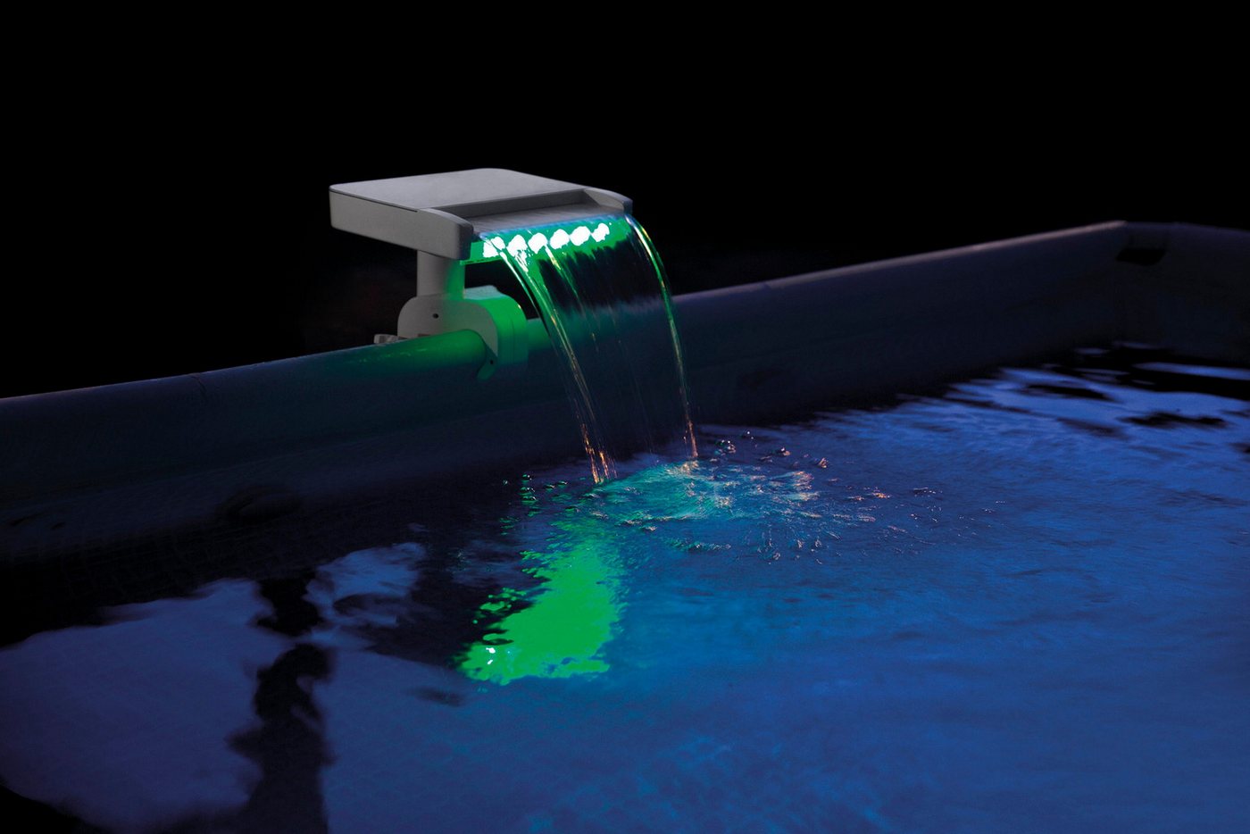 Thumbnail - Intex Pool-Lampe Pool Licht Multi-Color LED Wasserfall Pool color cascade 28090