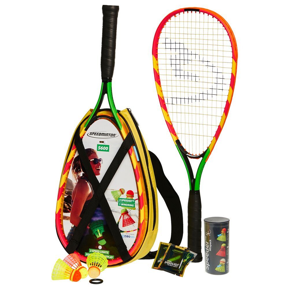 Speedminton Speed-Badmintonschläger Crossminton-Set S600, Perfektes Speedminton Einstiegs-Set