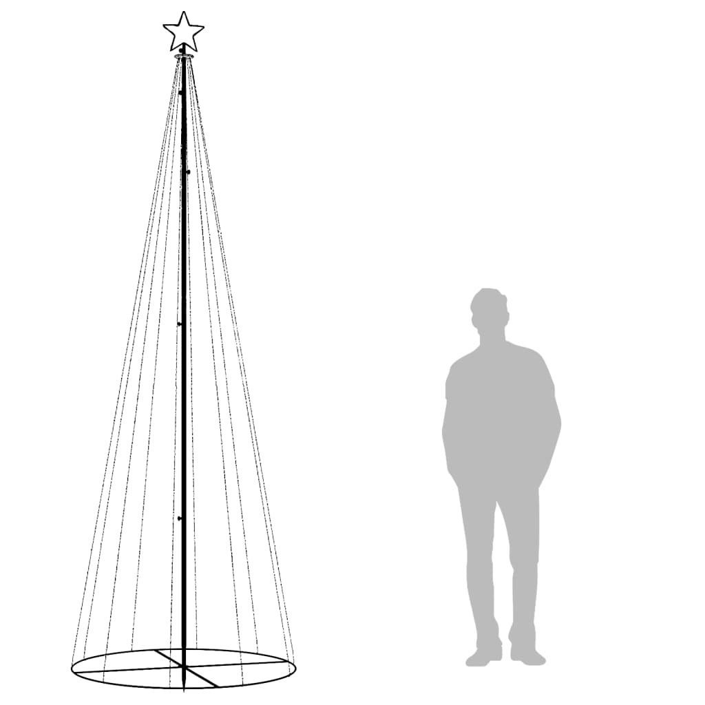 vidaXL LED Baum LED-Weihnachtsbaum Kegelform cm 310 Warmweiß LEDs 100x300