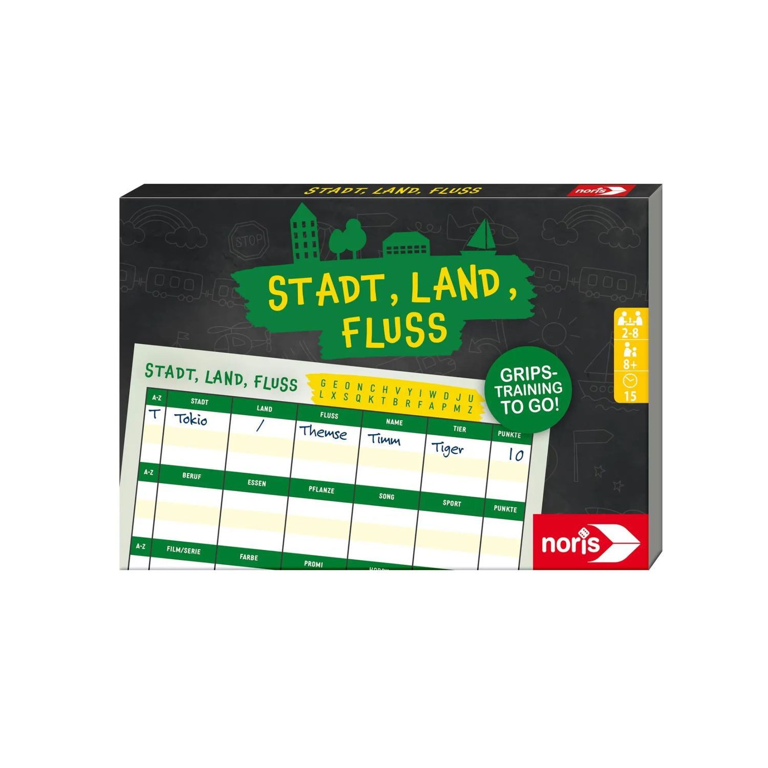 Noris Spiel Stadt, Land, Fluss - Spielblock