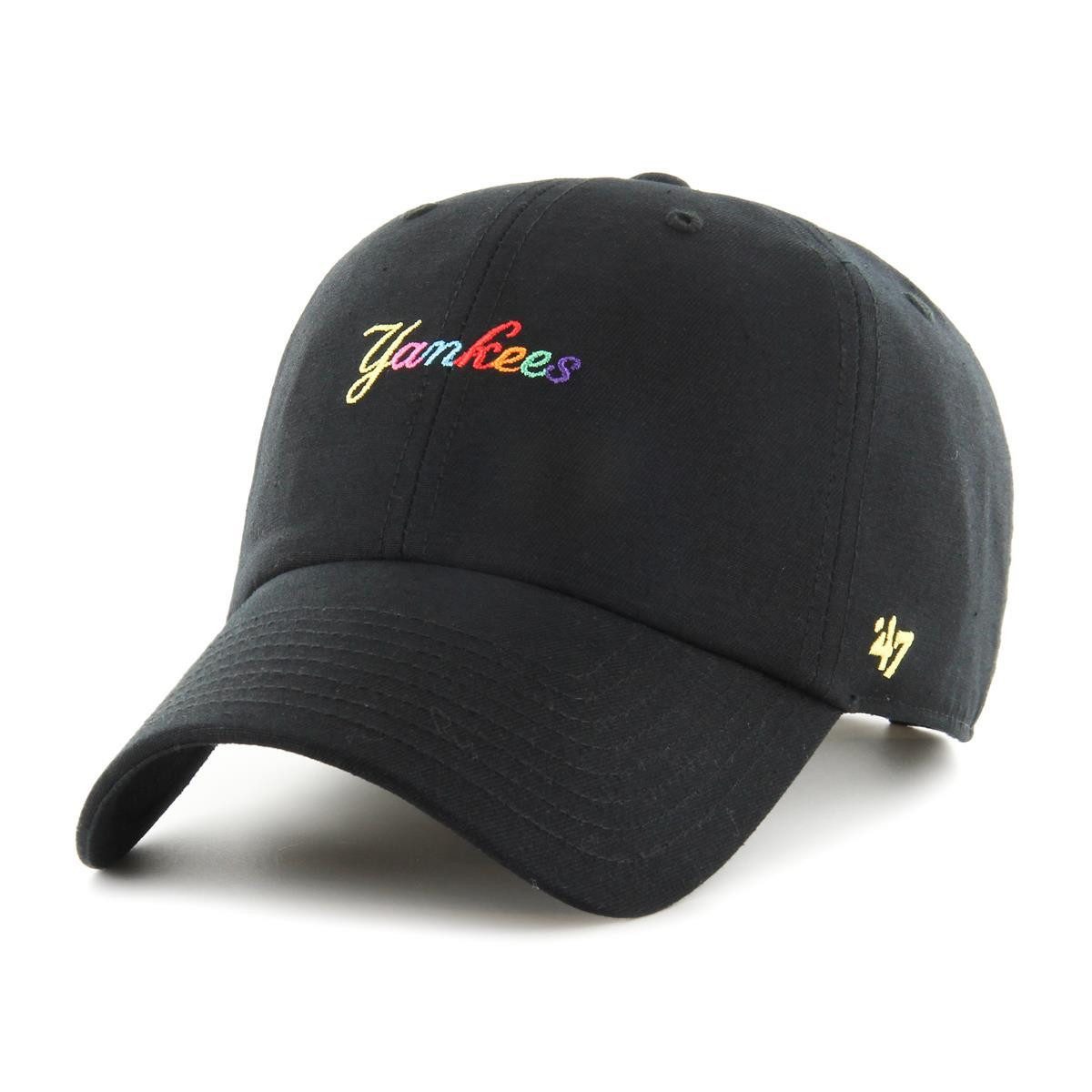 Baseball Cap '47 Brand MLB New York Yankees Multi Color Script 47 CLEAN UP Cap