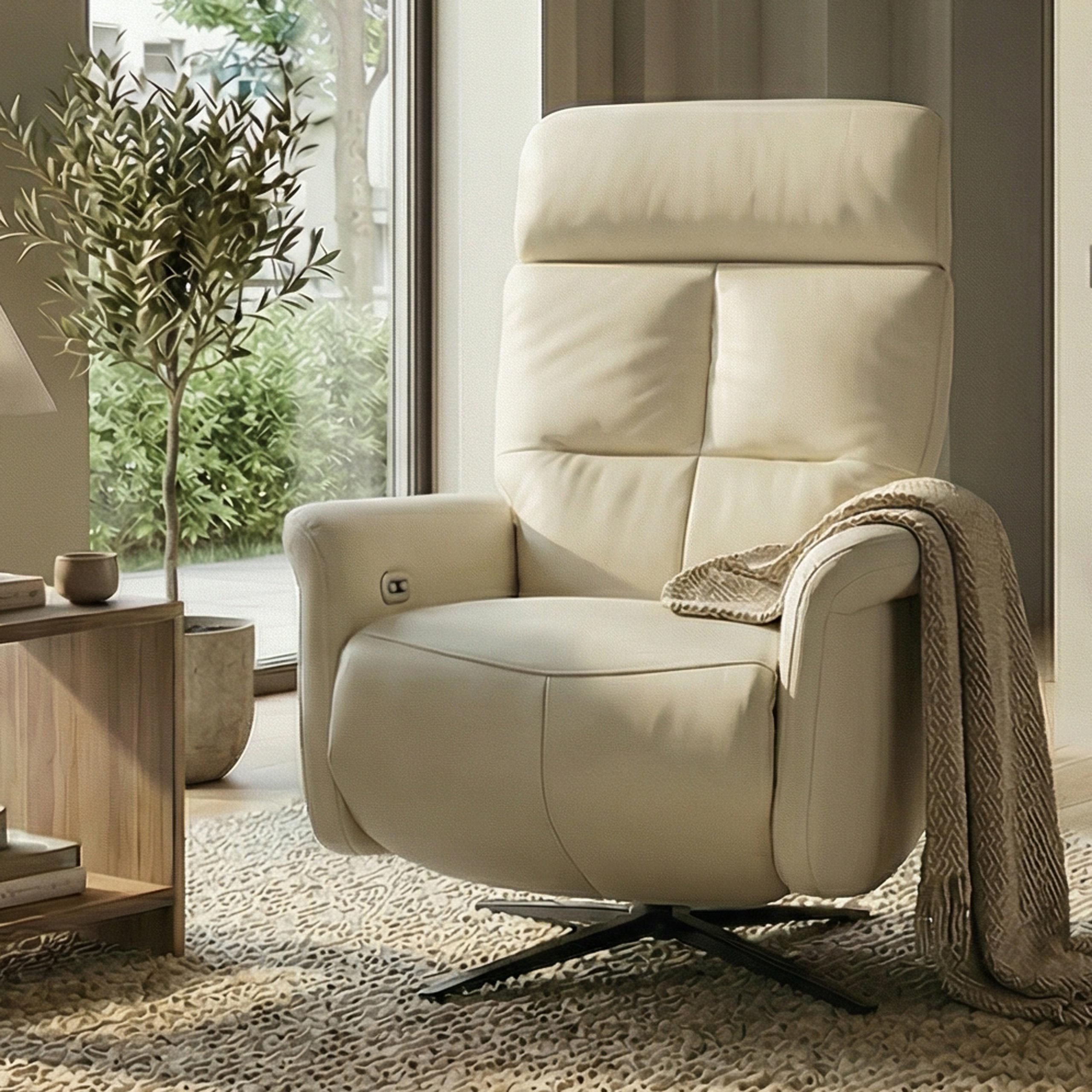 MCW Relaxsessel MCW-L10-E, Breite Sitzfläche, Mit Fußbodenschonern