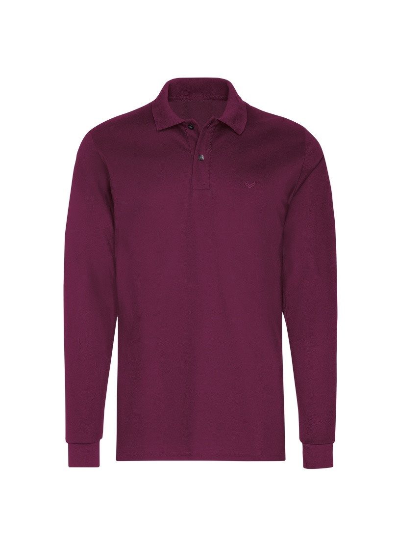 Poloshirt TRIGEMA Langarm Poloshirt mit Armbündchen