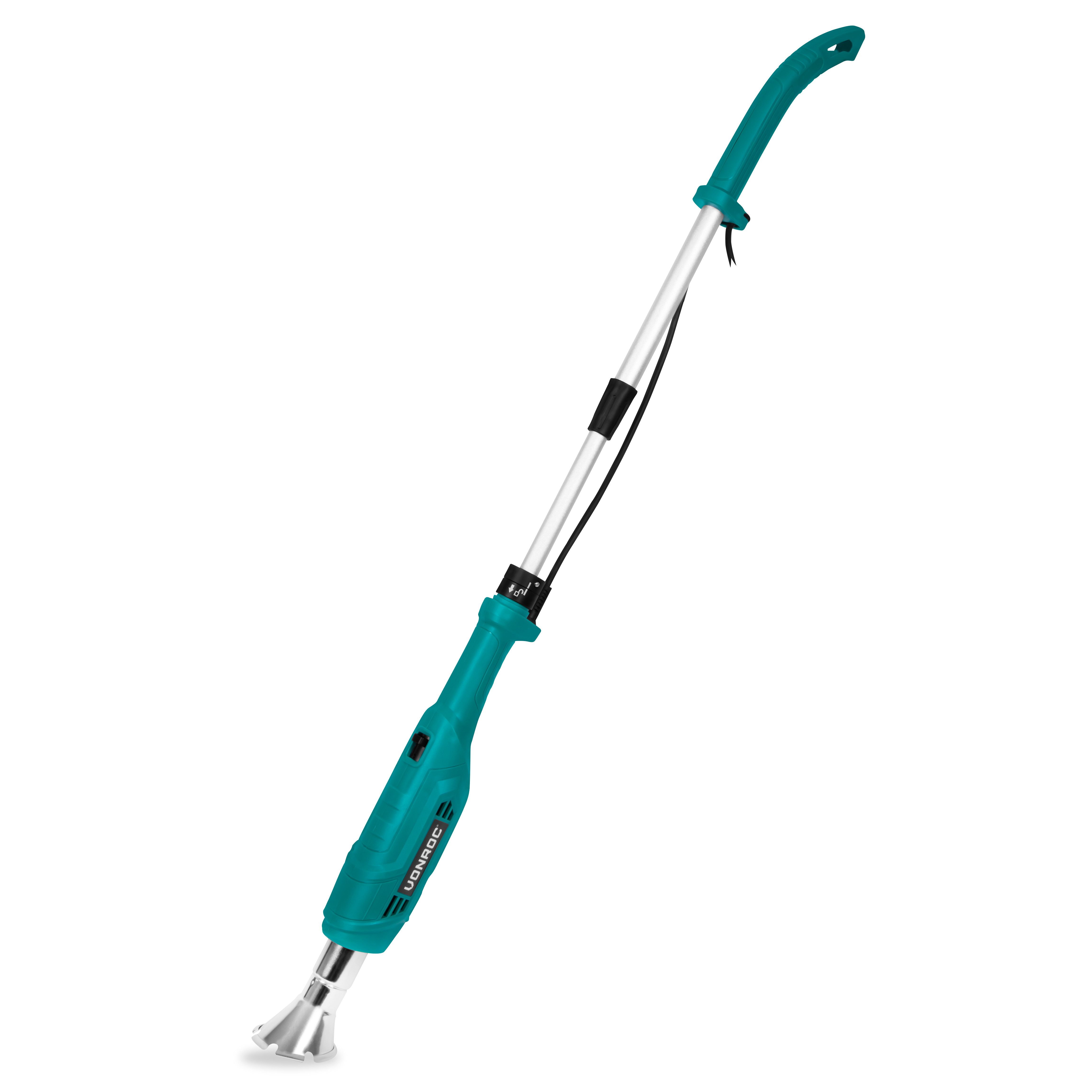 VONROC Unkrautbrenner elektrisch 2000W, 600 °C maximal, (2 in 1 Unkrautvernichter und Grillanzünder, 3-tlg., Unkraut Entferner ohne Chemie)