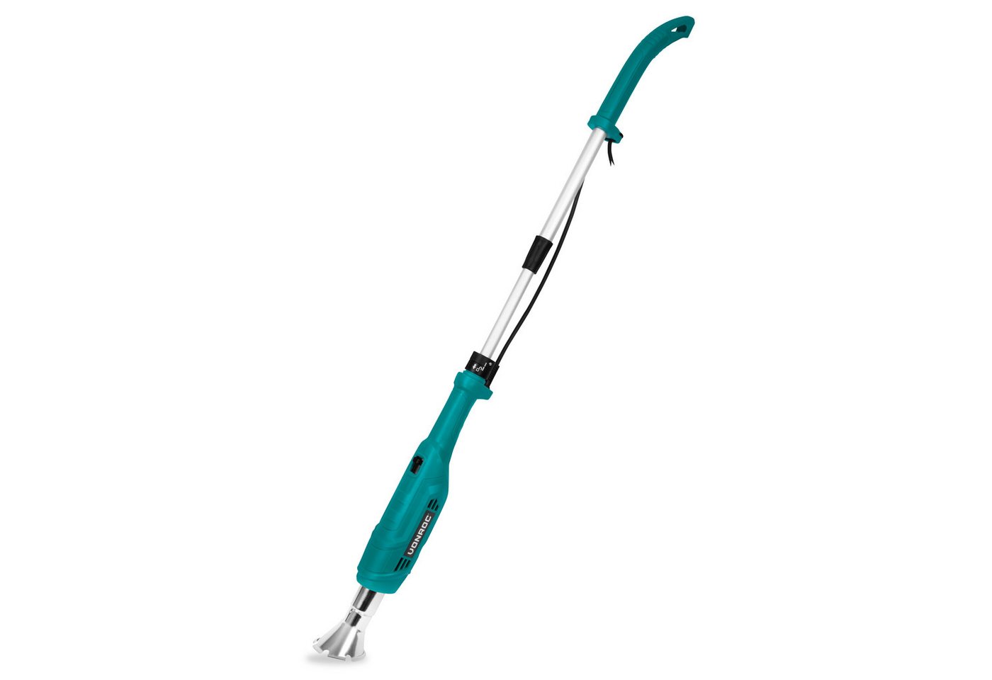 VONROC Unkrautbrenner elektrisch 2000W, 600 °C maximal, (2 in 1 Unkrautvernichter und Grillanzünder, 3-tlg., Unkraut Entferner ohne Chemie)