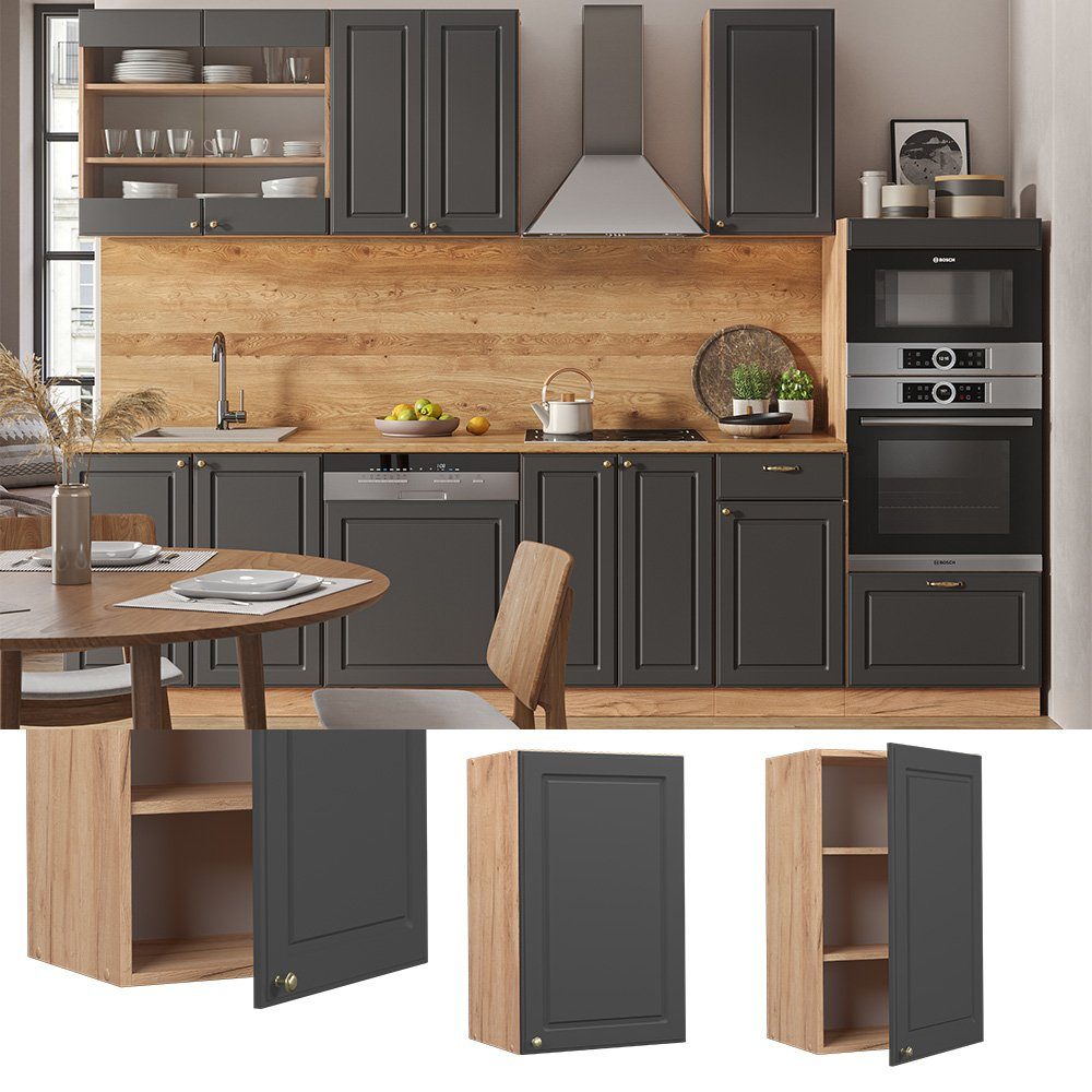 Vicco Hängeschrank Fame-Line, Anthrazit-Gold/Goldkraft Eiche, 45 günstig online kaufen