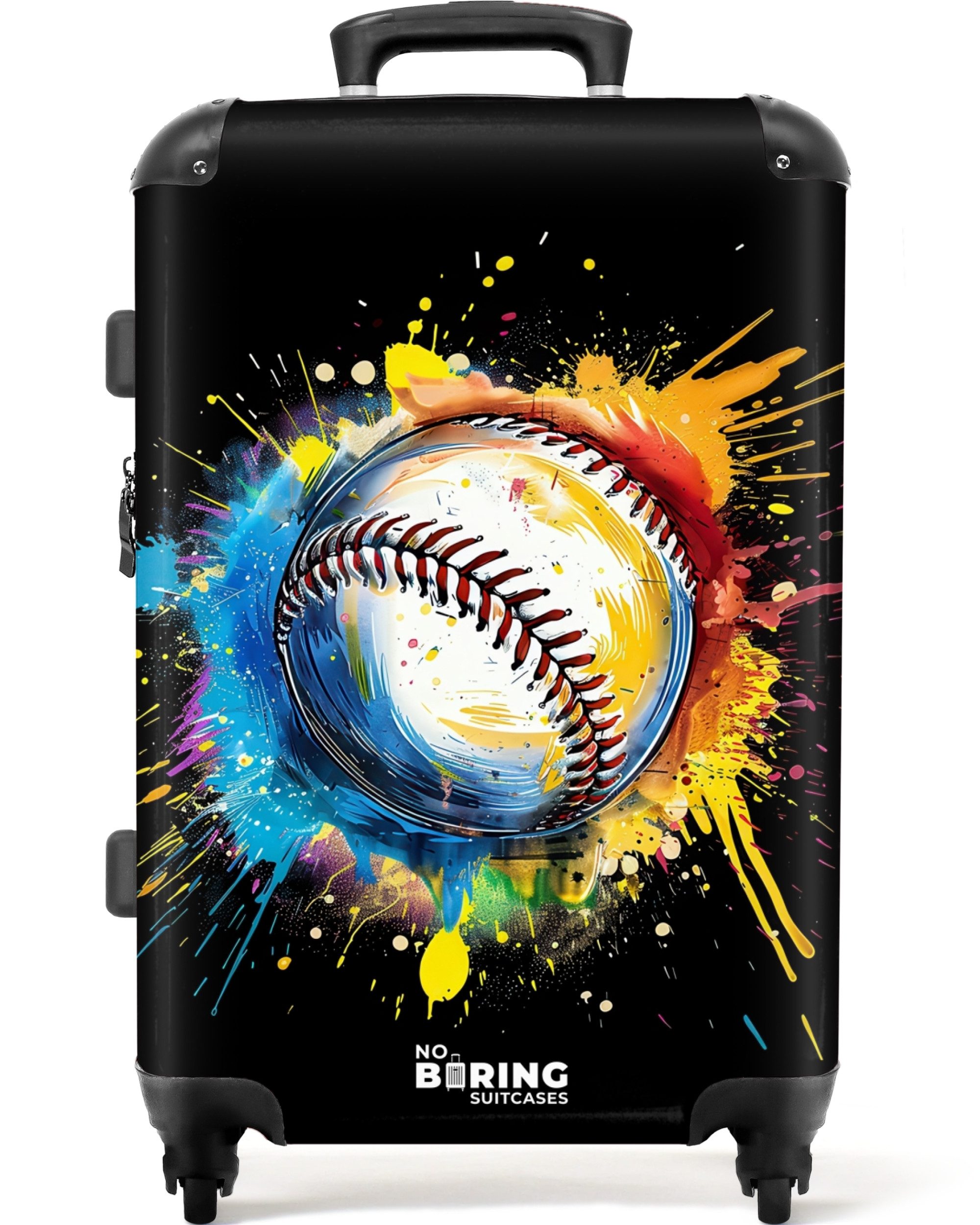 NoBoringSuitcases.com© Hartschalen-Trolley Baseball mit Graffiti 67 günstig online kaufen