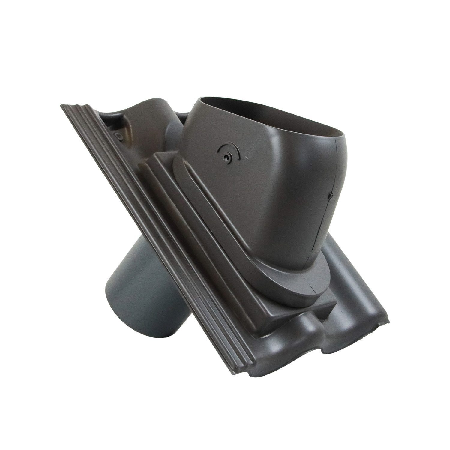 FLECK Dachdurchführung Aura-Lüfter DN 125 granit p. f. Nelskamp Sigma, Spezial-Hart-PVC