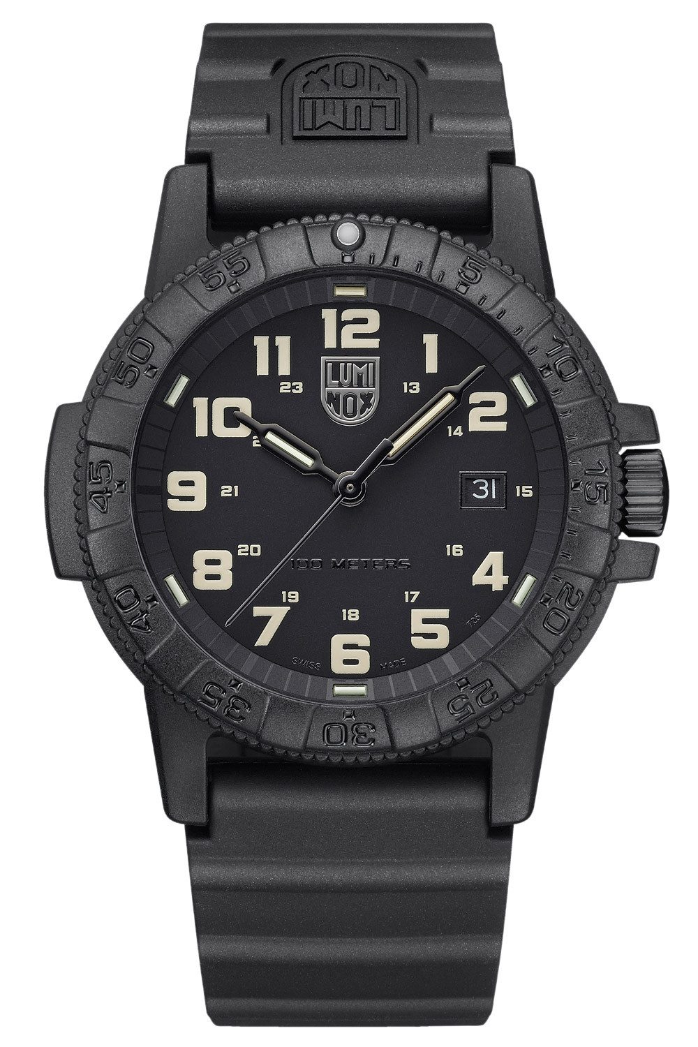 Luminox Quarzuhr Leatherback Sea Turtle Giant Schwarz/Sandfarben