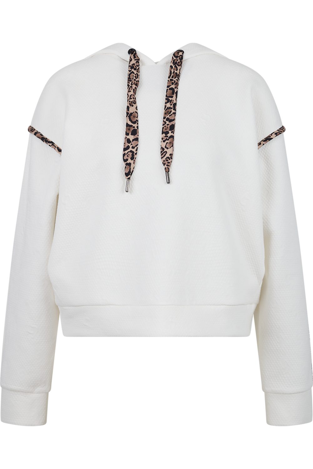 Sportalm Kitzbühel Rundhalspullover Timber 400177 Satin-Leo-Akzente in Kombination mit Jacquard-Logo