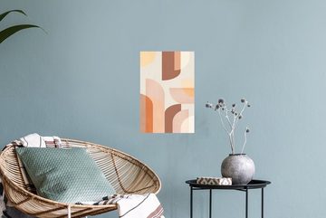 MuchoWow Wandsticker Muster - Kunst - Farben - Abstrakt (1 St), Wandaufkleber, Wandtattoo, Selbstklebend, Wohnzimmer, Schlafzimmer