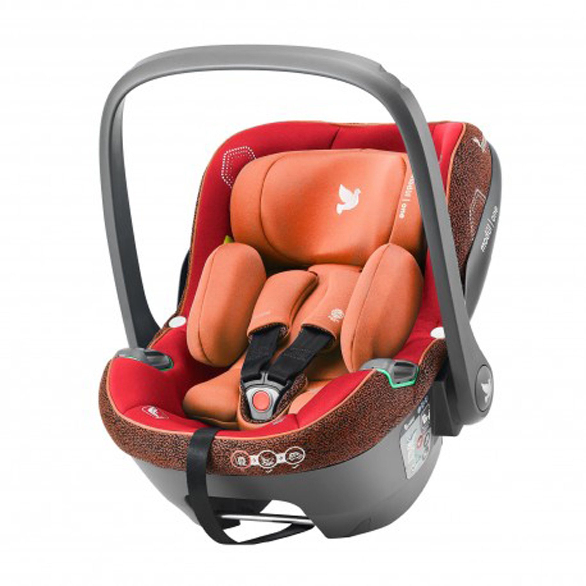 Apramo Autokindersitz 0 ab: ORANGE bis: SUNSET 12 Monate Monate, One, Modül